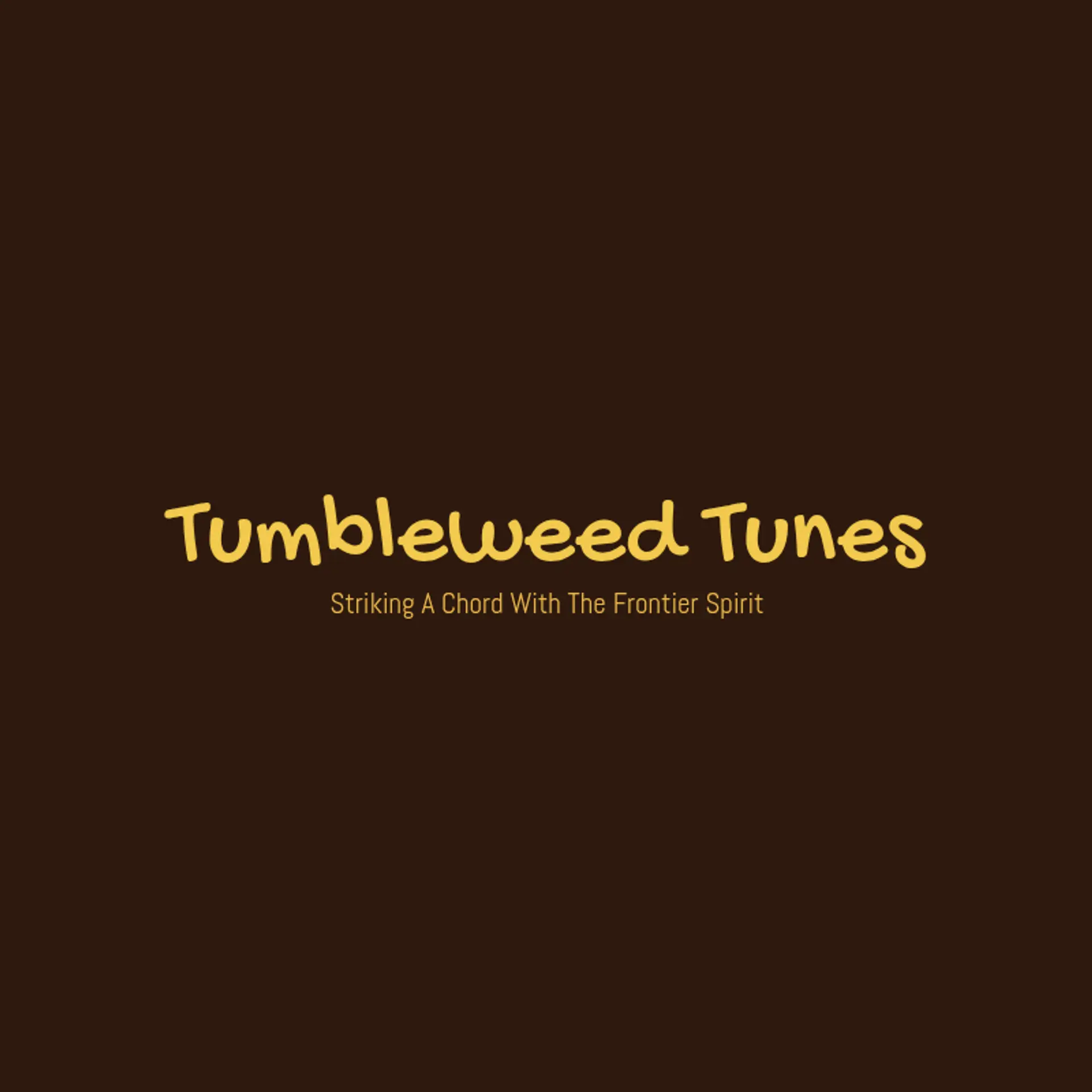 Tumbleweed Tunes logo for country music