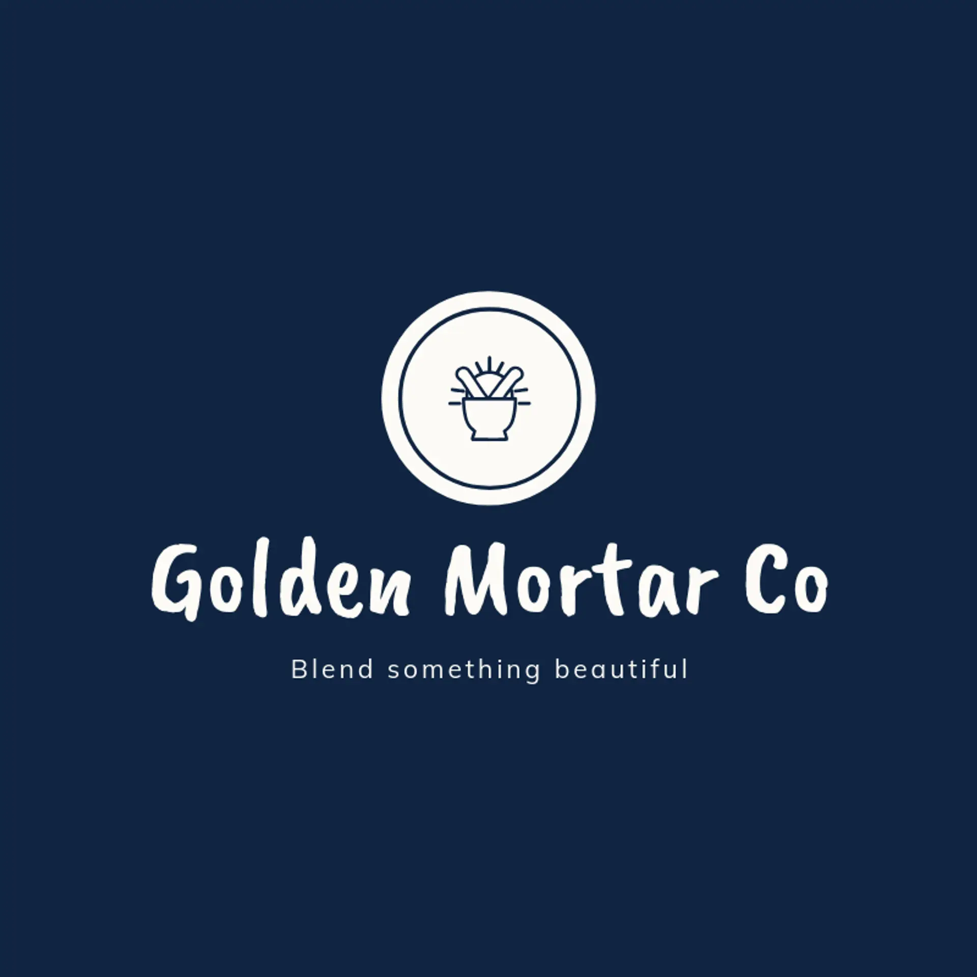 Golden Mortar Co logo for spice