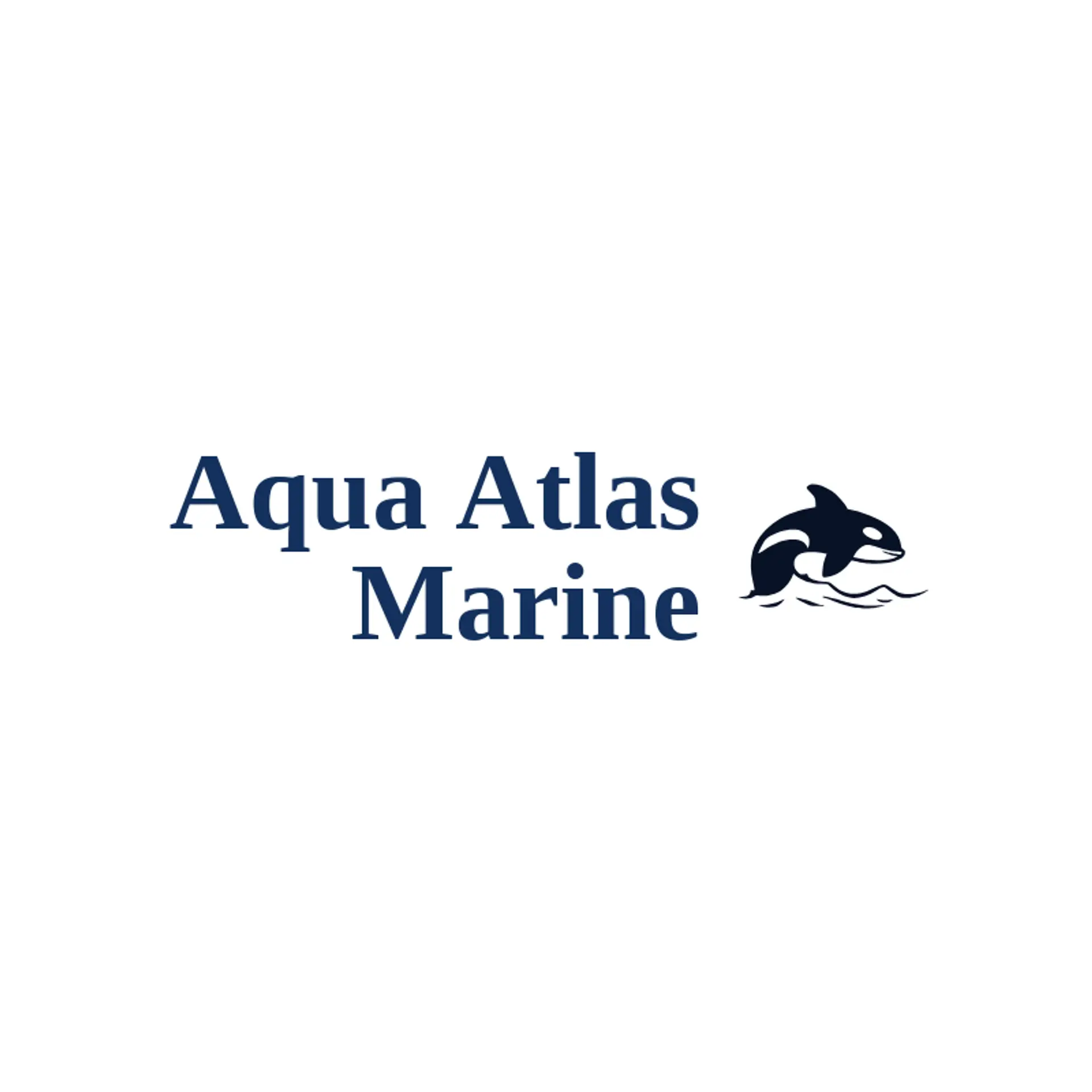 Aqua Atlas Marine logo for whale