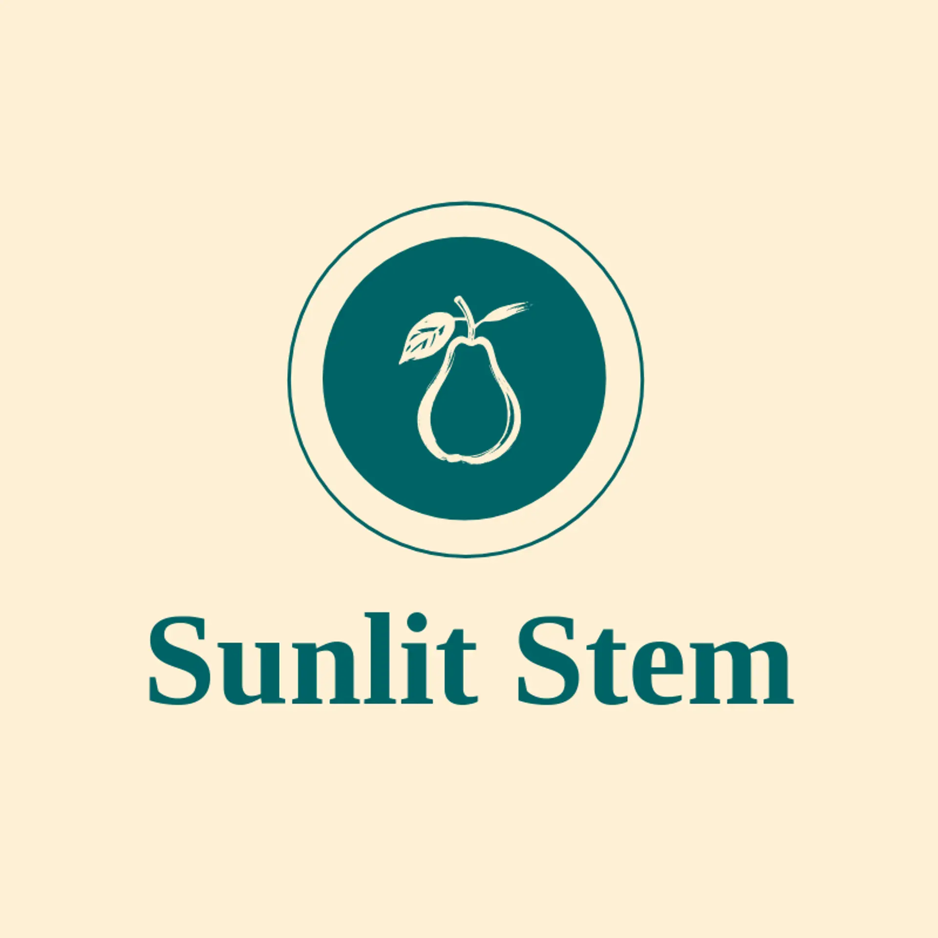 Sunlit Stem logo for pear