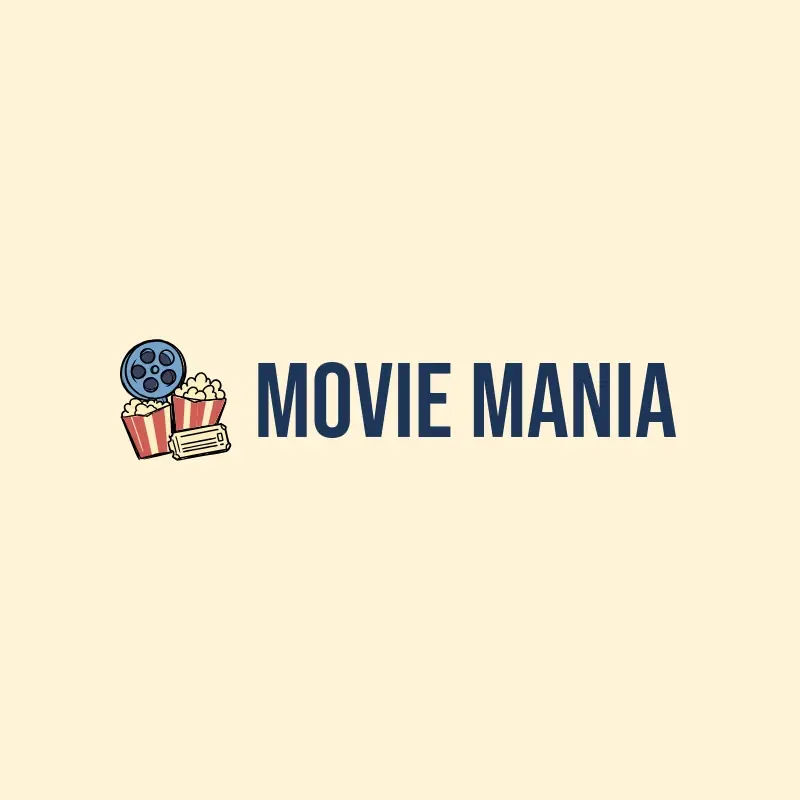 The movie name Movie Mania as a branded logo with a color icon
