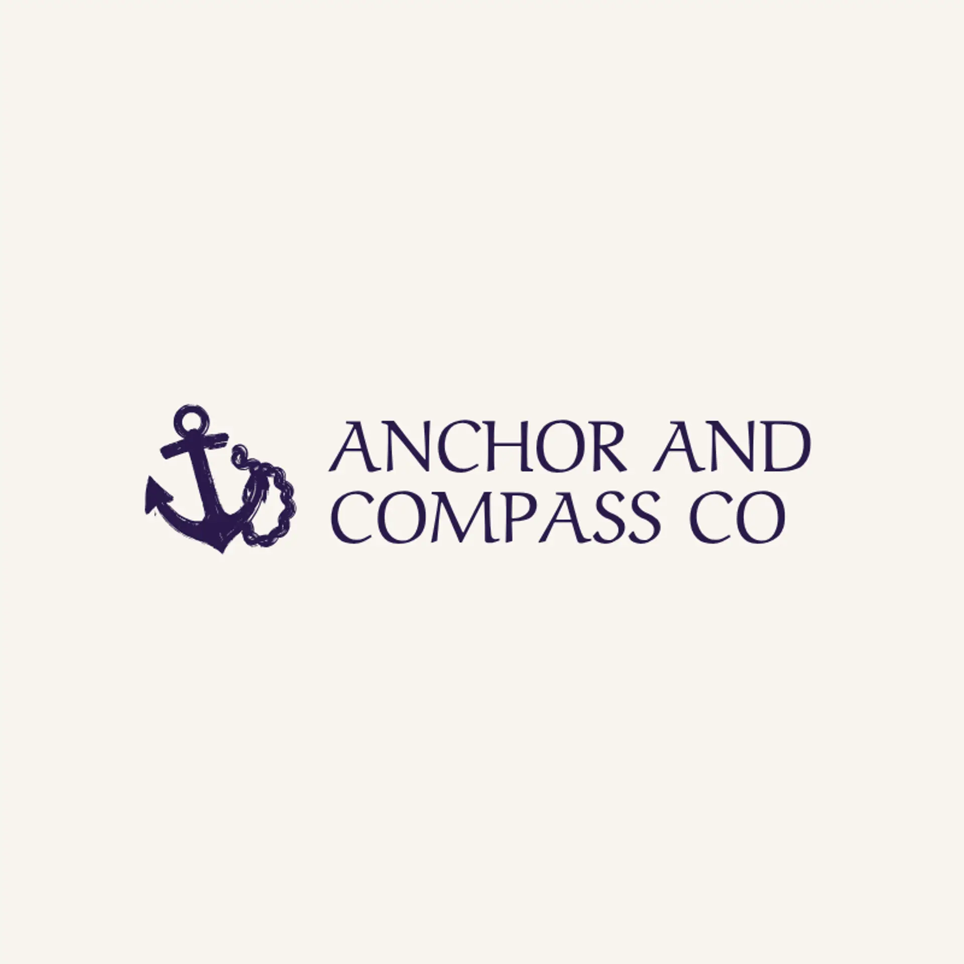 Anchor and Compass Co logo for cruise