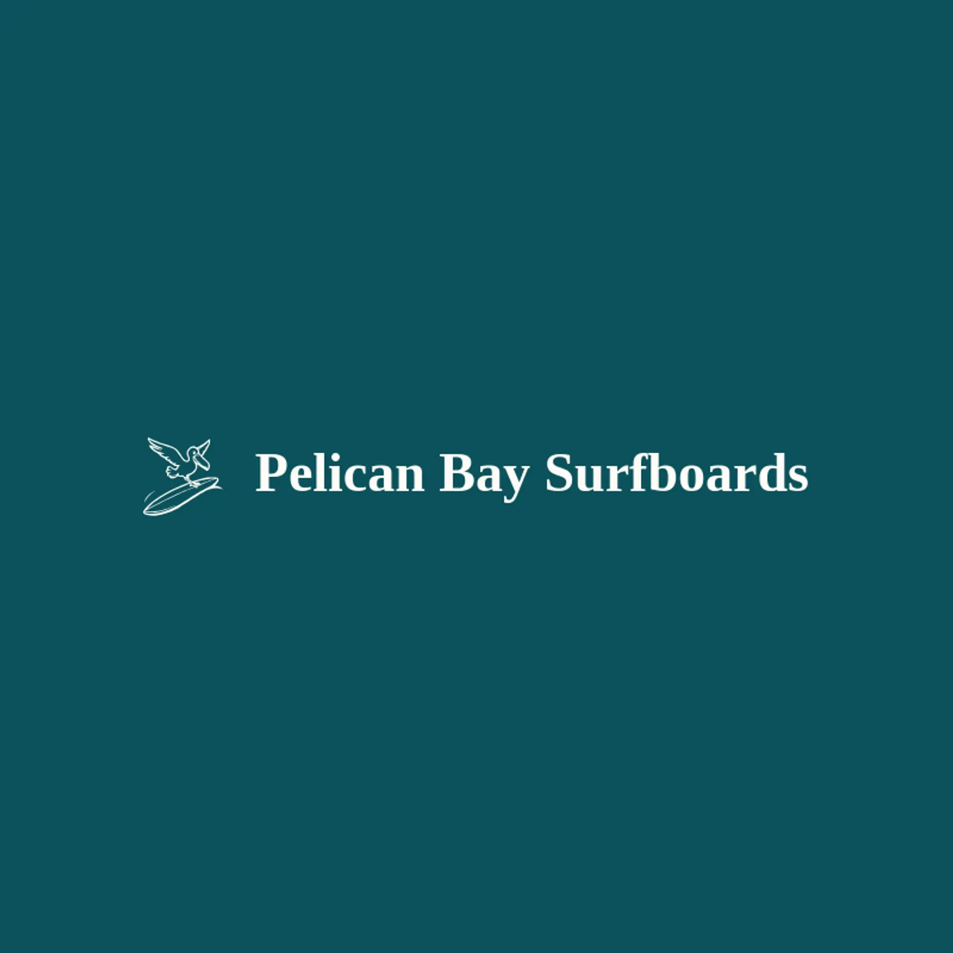 Pelican Bay Surfboards logo for surfboard
