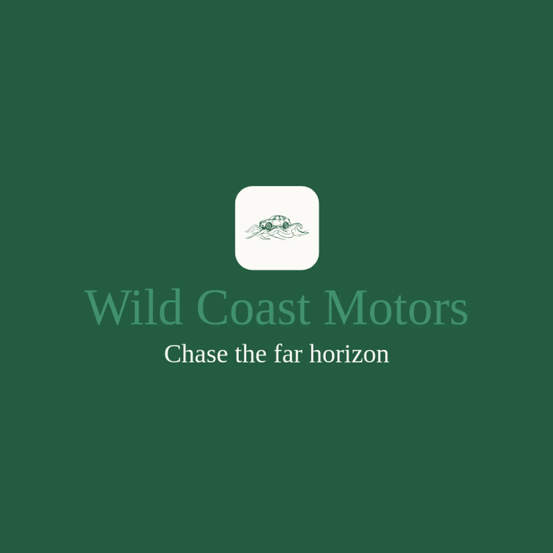 Wild Coast Motors logo for automobile