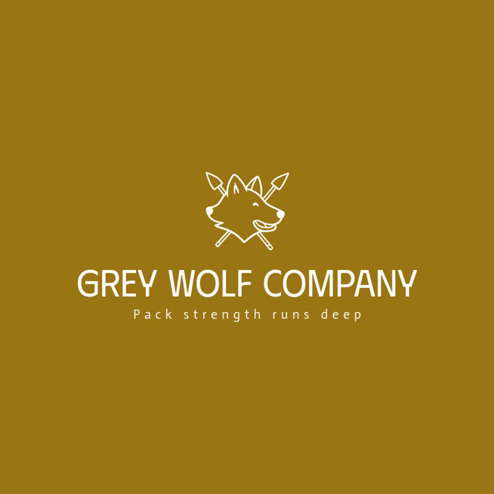 Grey Wolf Company logo for warrior