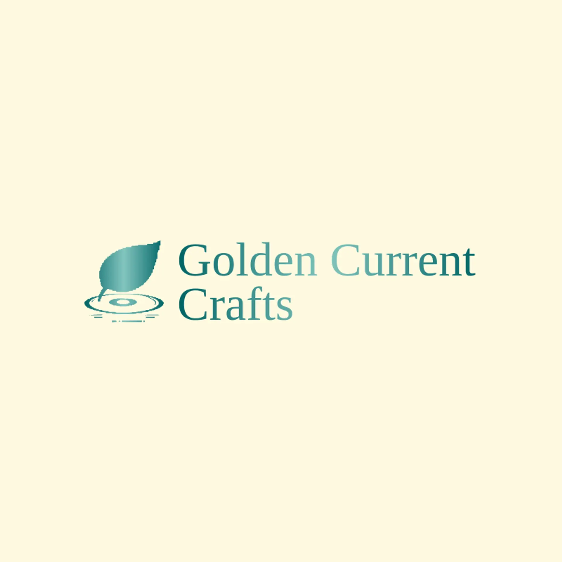 Golden Current Crafts logo for ripple