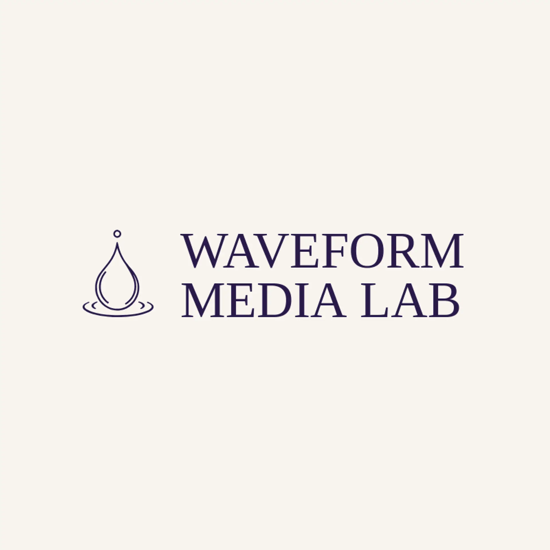 Waveform Media Lab logo for ripple