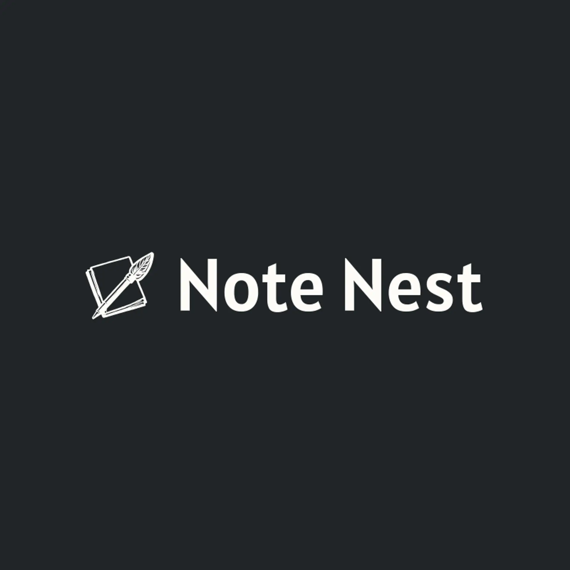 Note Nest logo for pen