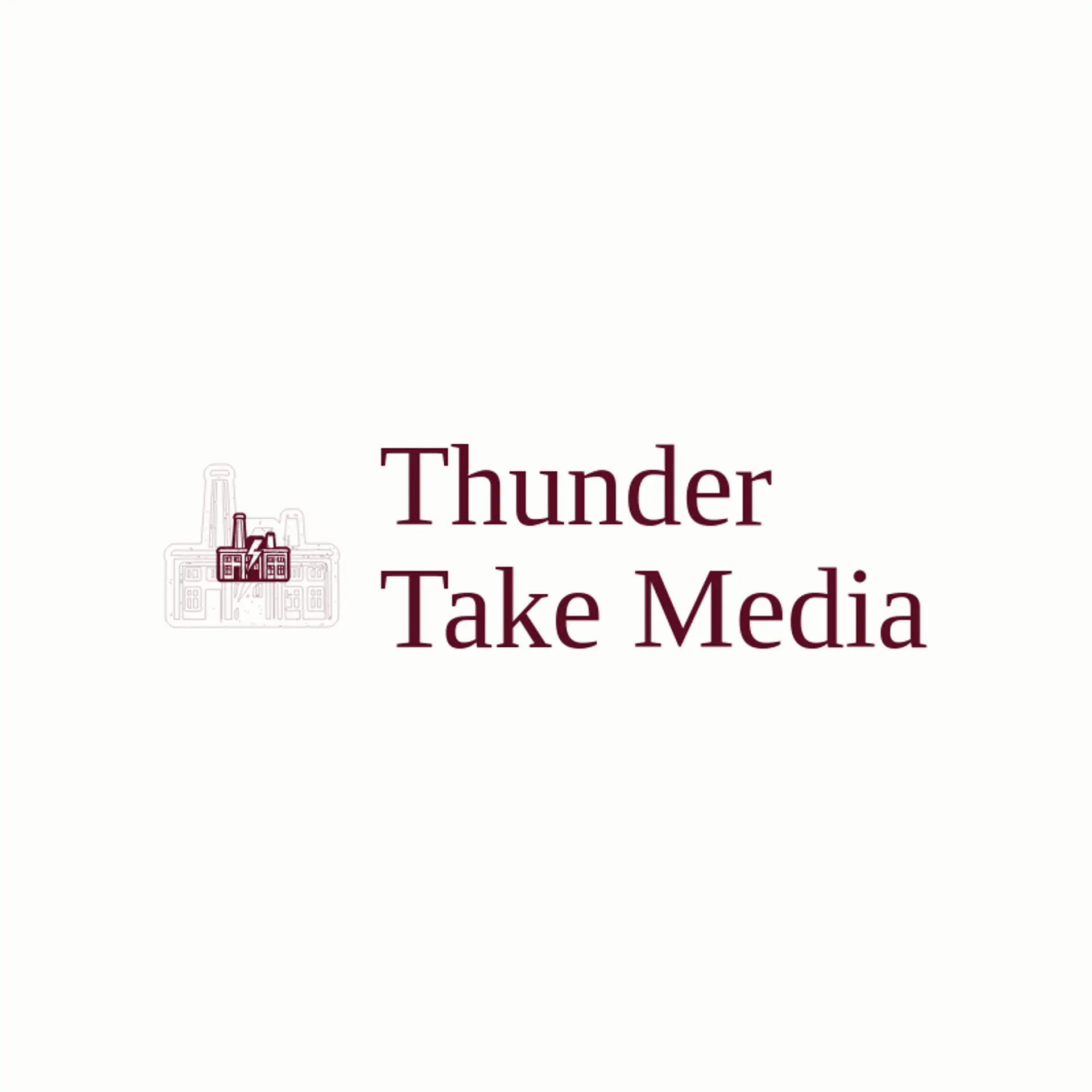 Thunder Take Media logo for production
