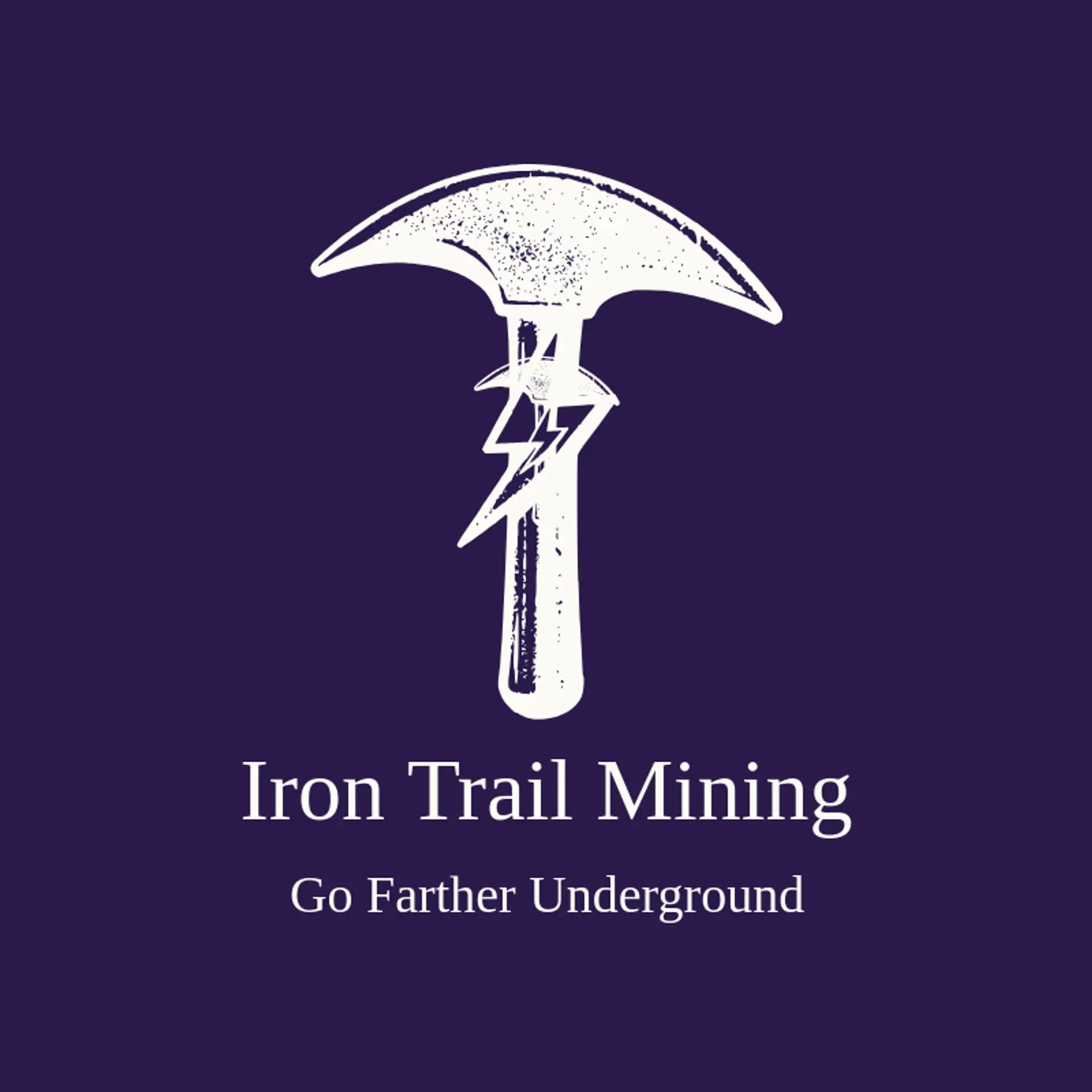 Iron Trail Mining logo for metal