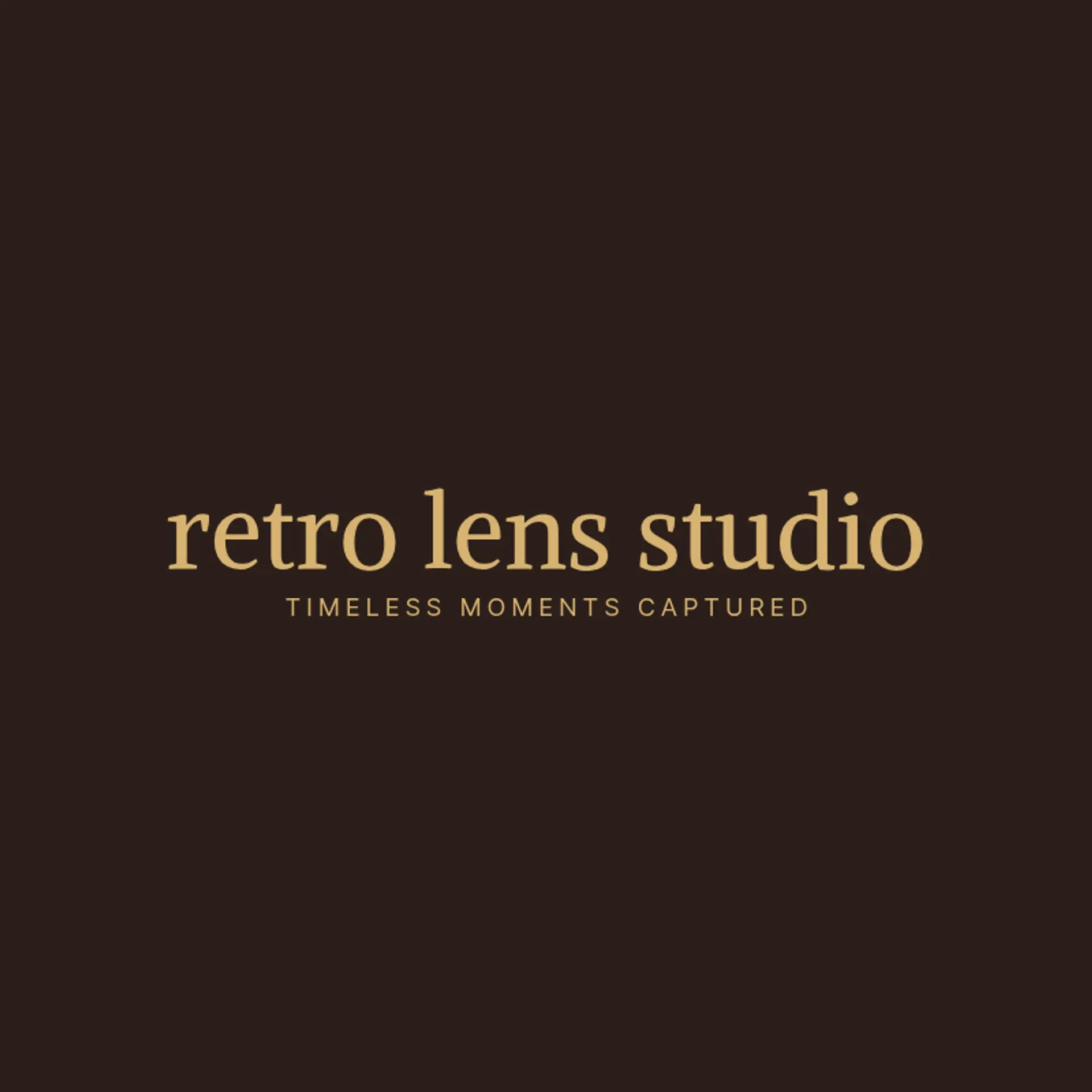 Retro Lens Studio logo for vintage photography