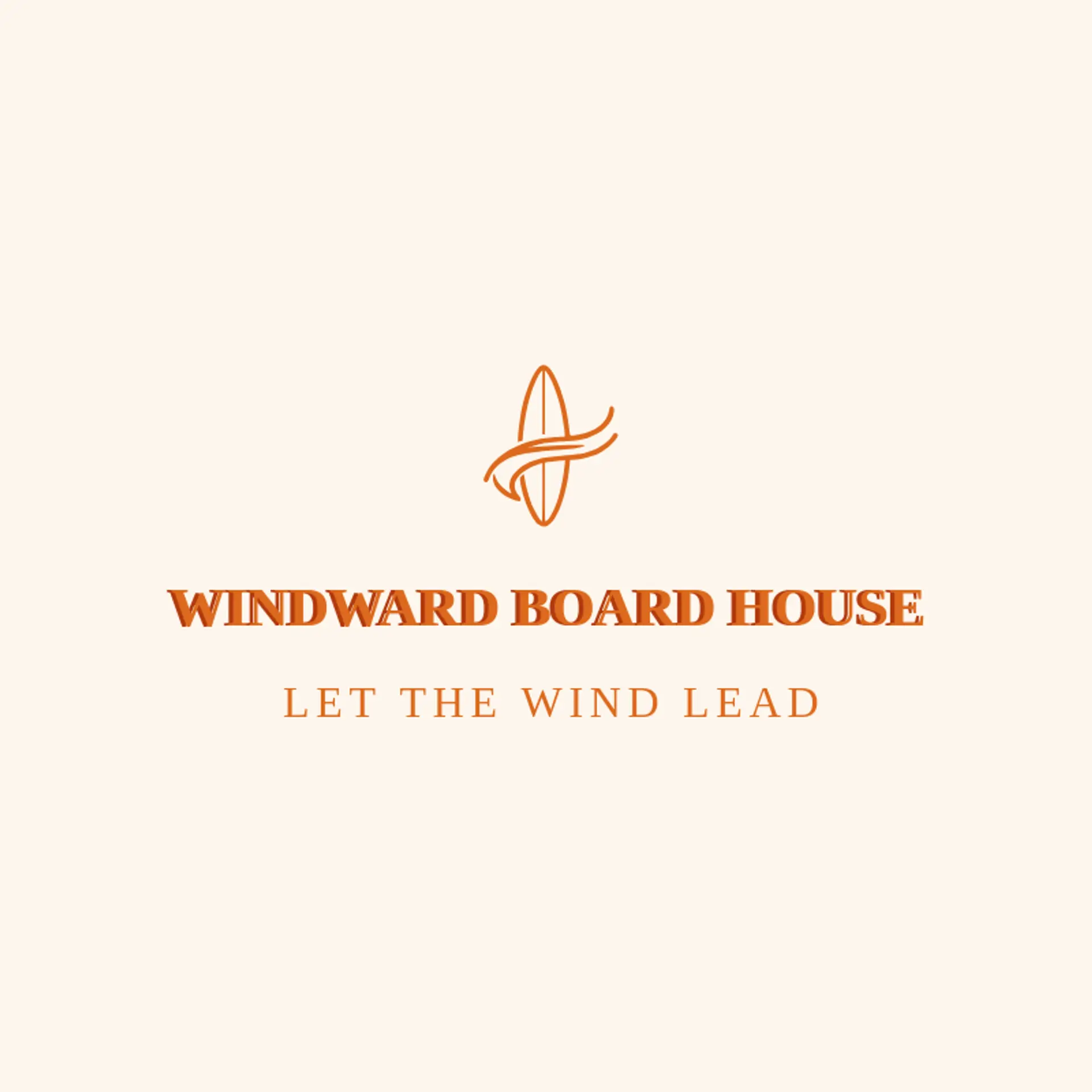Windward Board House logo for surfboard