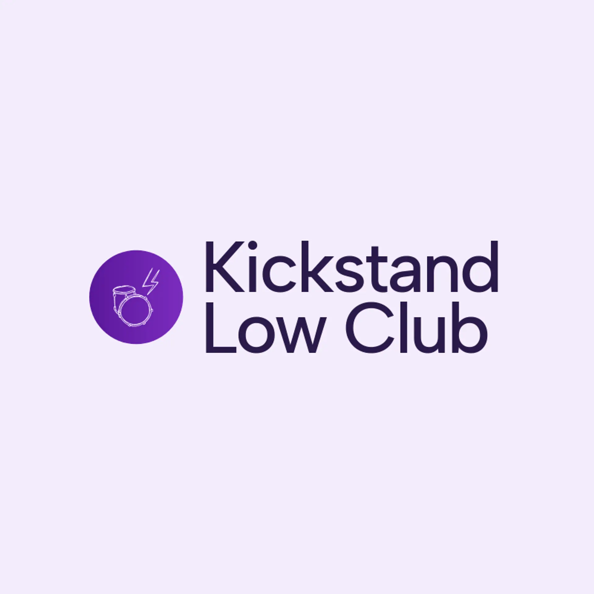 Kickstand Low Club logo for bass
