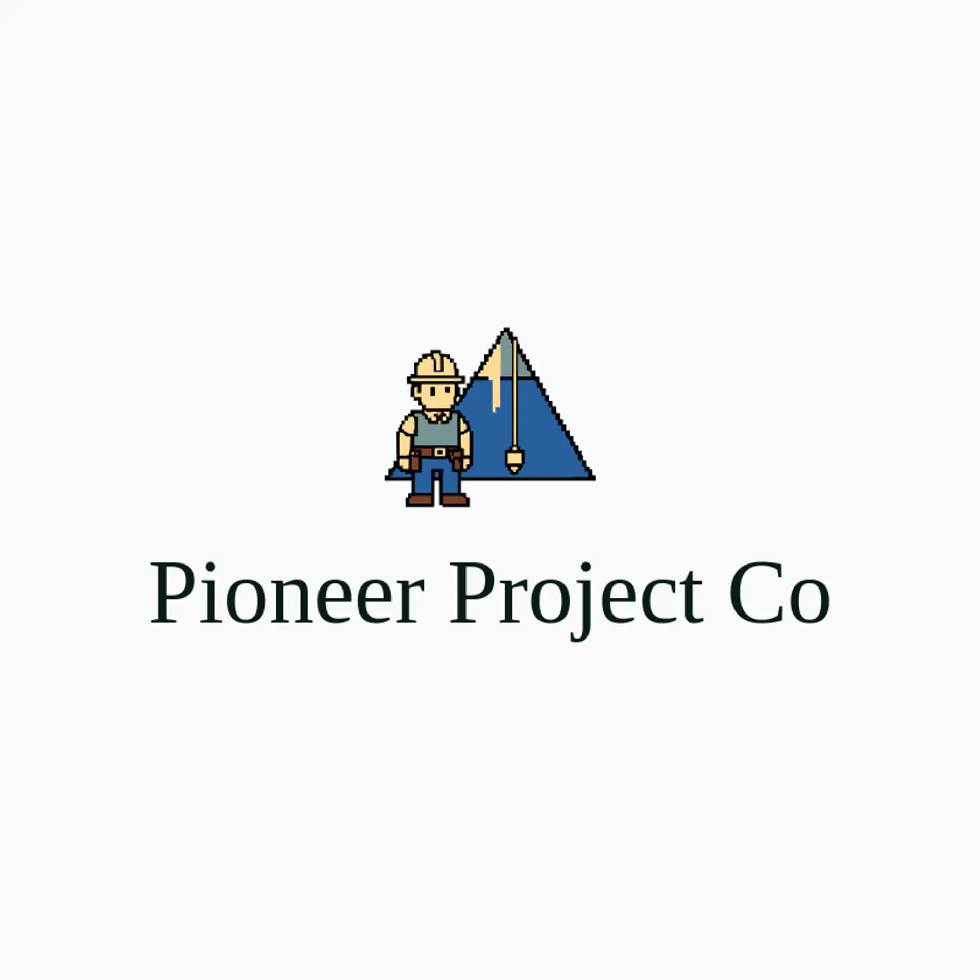 Pioneer Project Co logo for general contractor