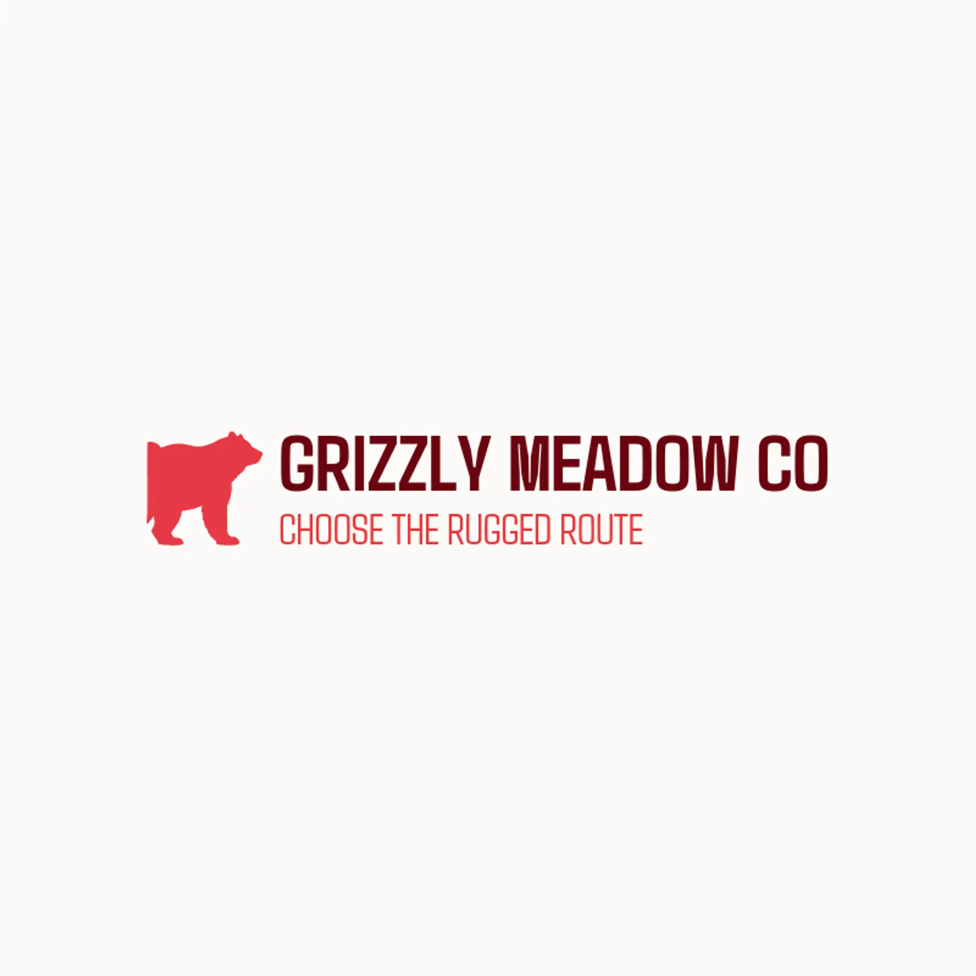 Grizzly Meadow Co logo for grizzly