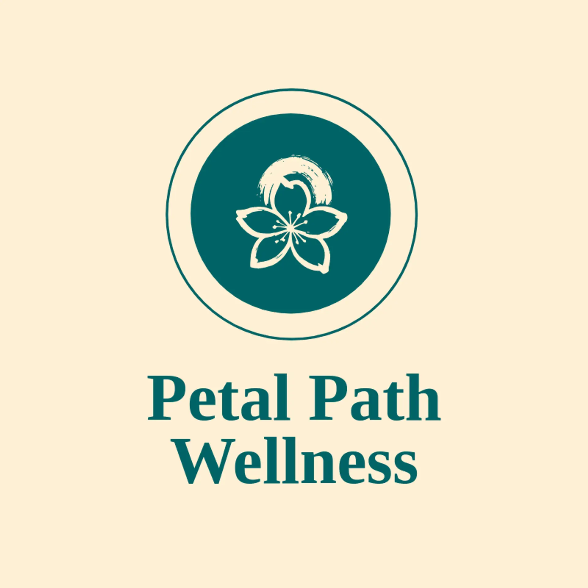 Petal Path Wellness logo for sakura