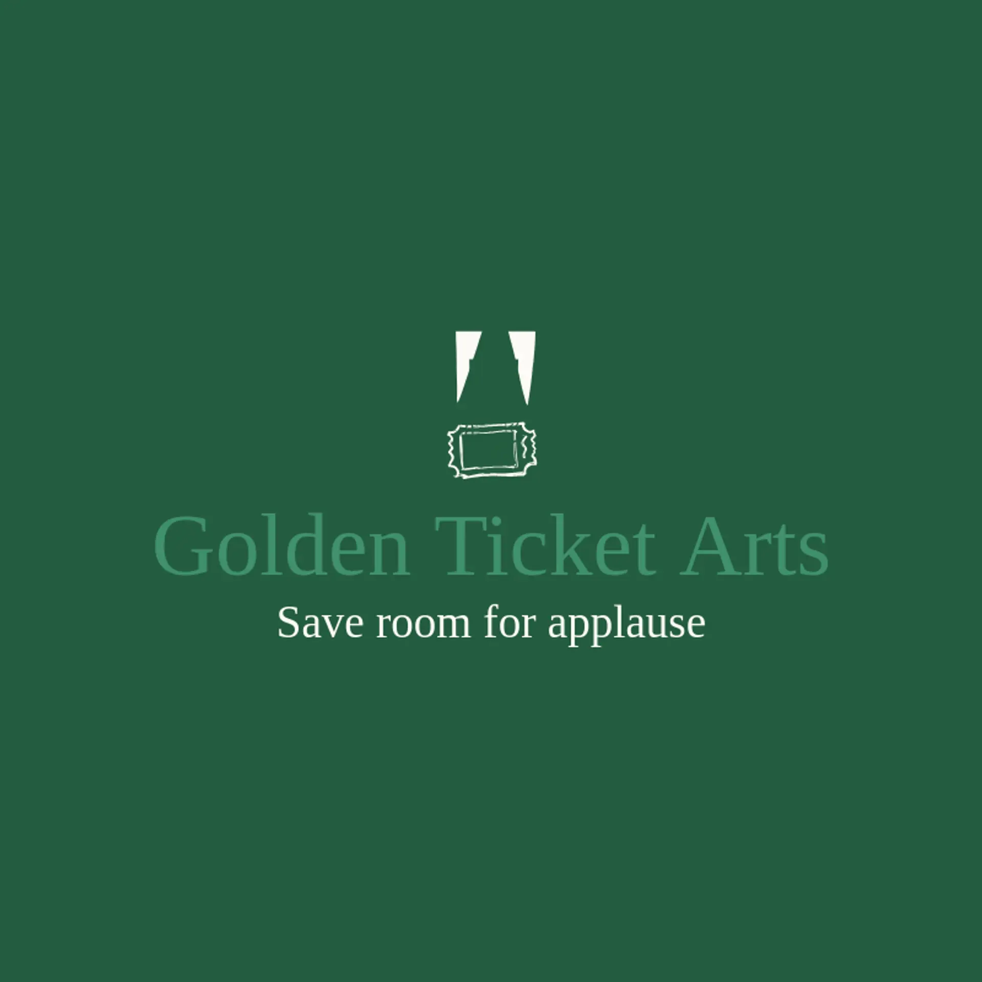 Golden Ticket Arts logo for theatre