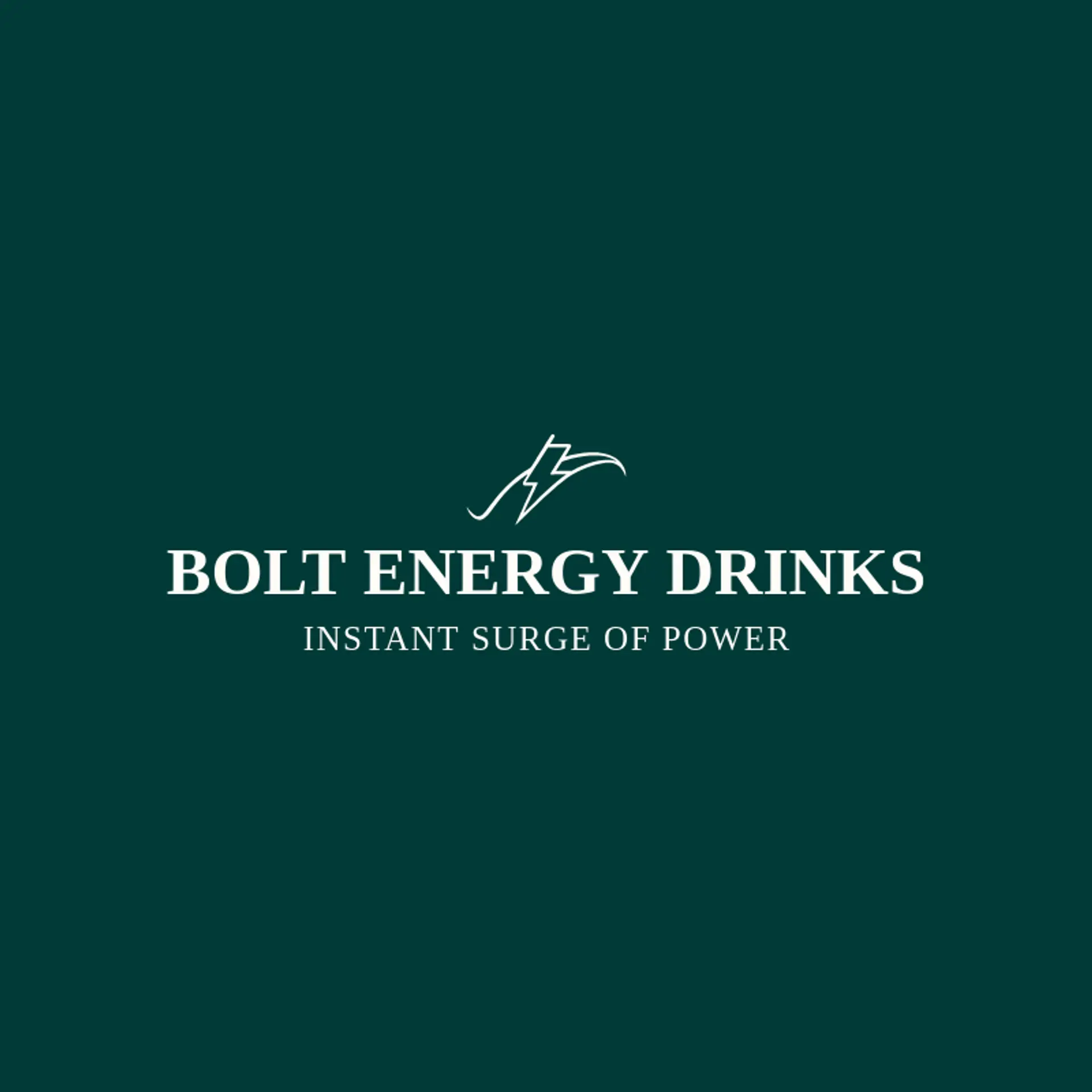 Bolt Energy Drinks logo for lightning bolt