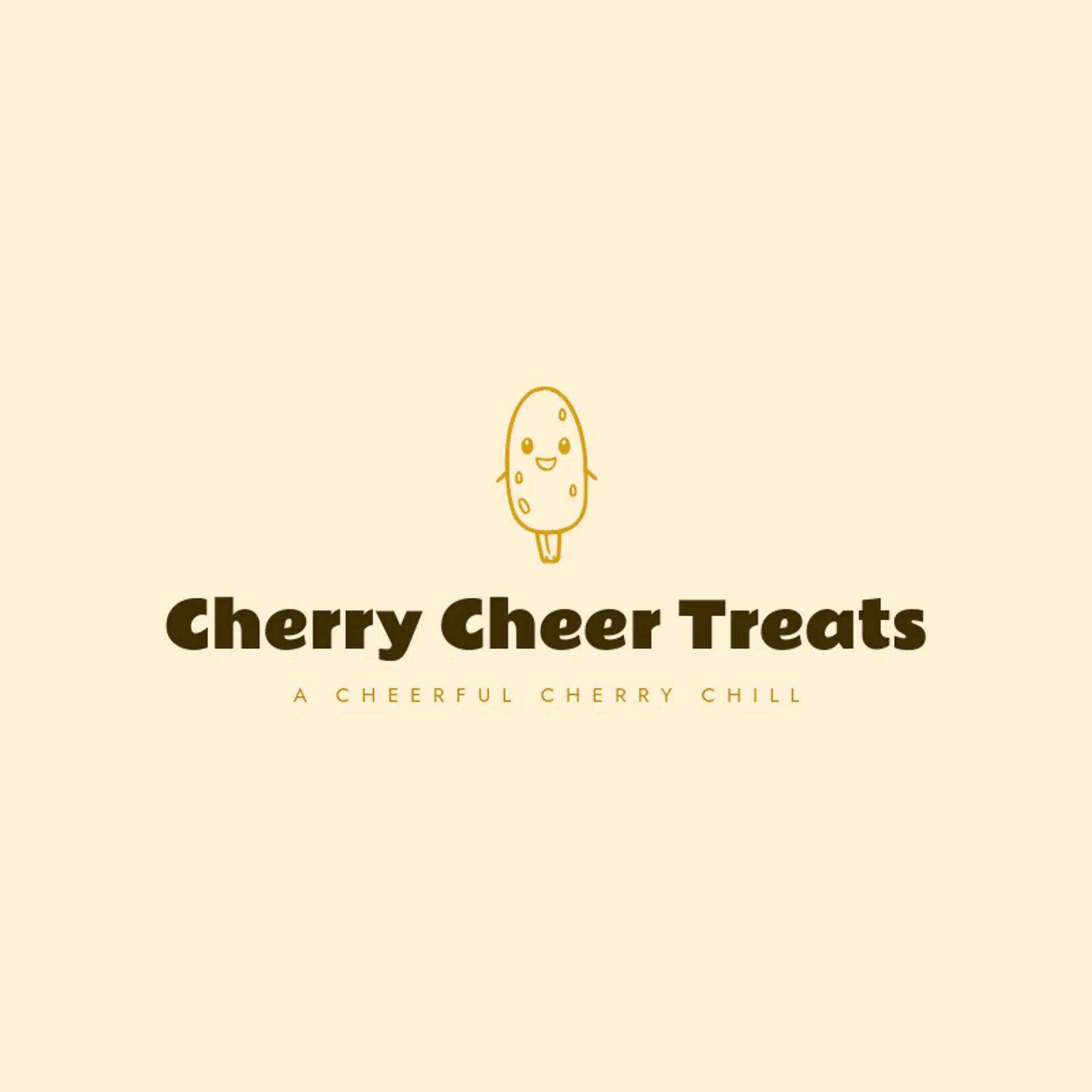 Cherry Cheer Treats logo for popsicle