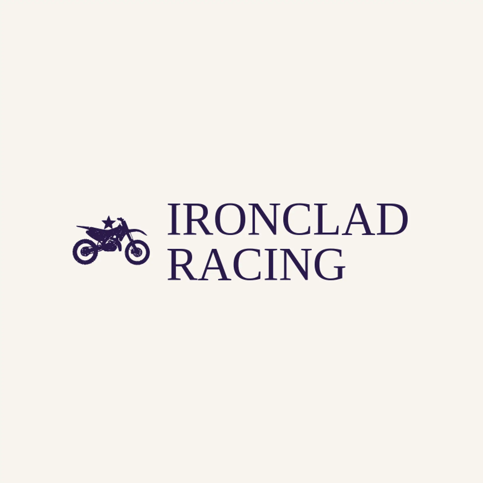 Ironclad Racing logo for motocross
