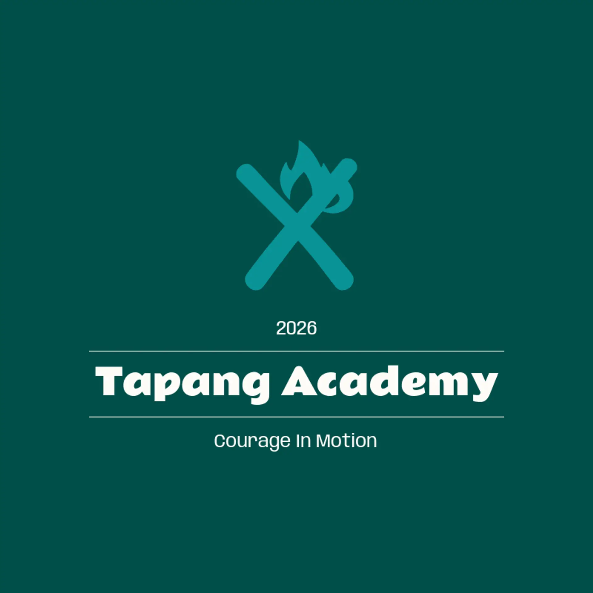 Tapang Academy logo for arnis