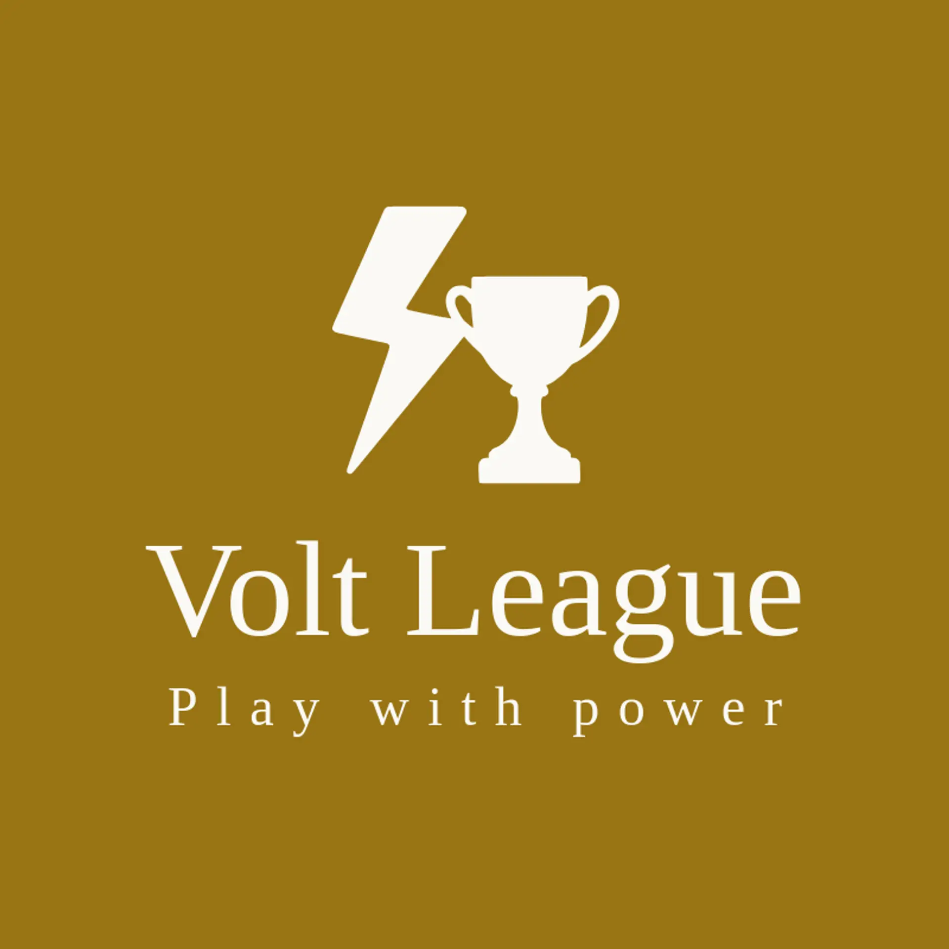 Volt League logo for lightning bolt