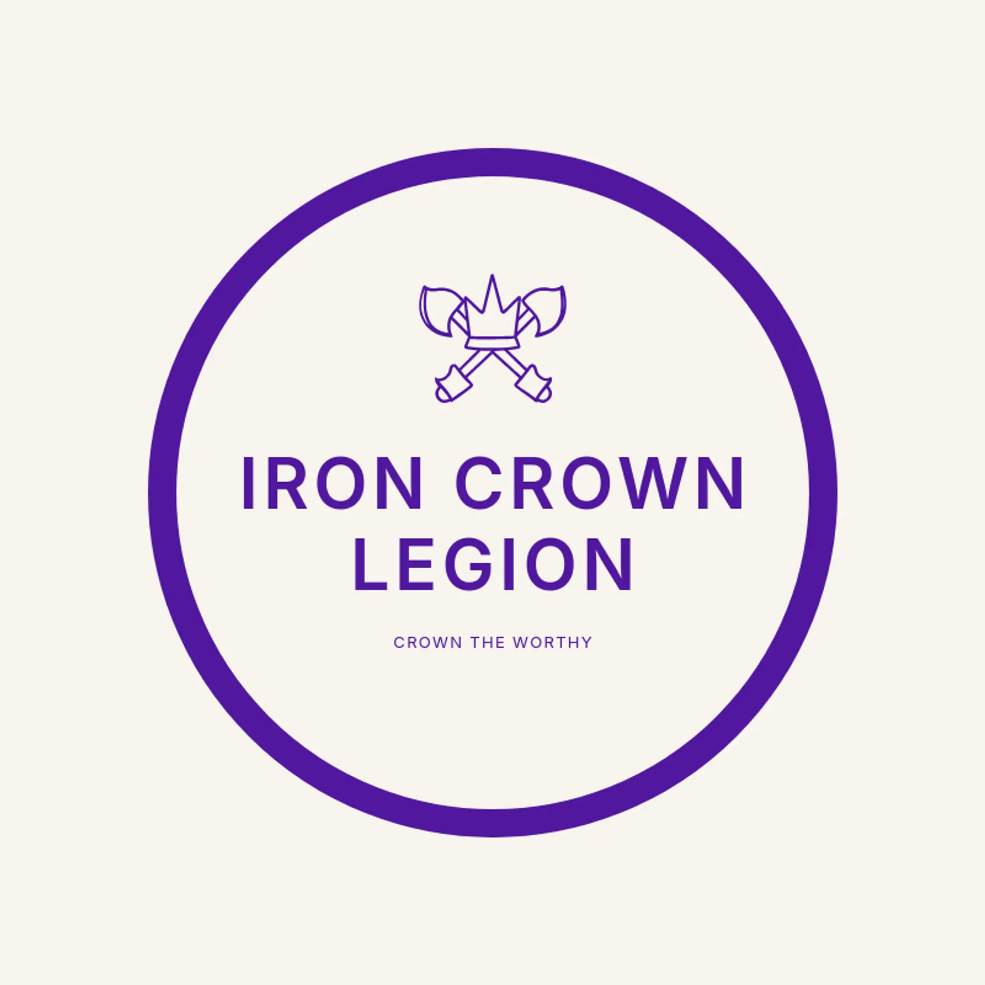 Iron Crown Legion logo for warrior