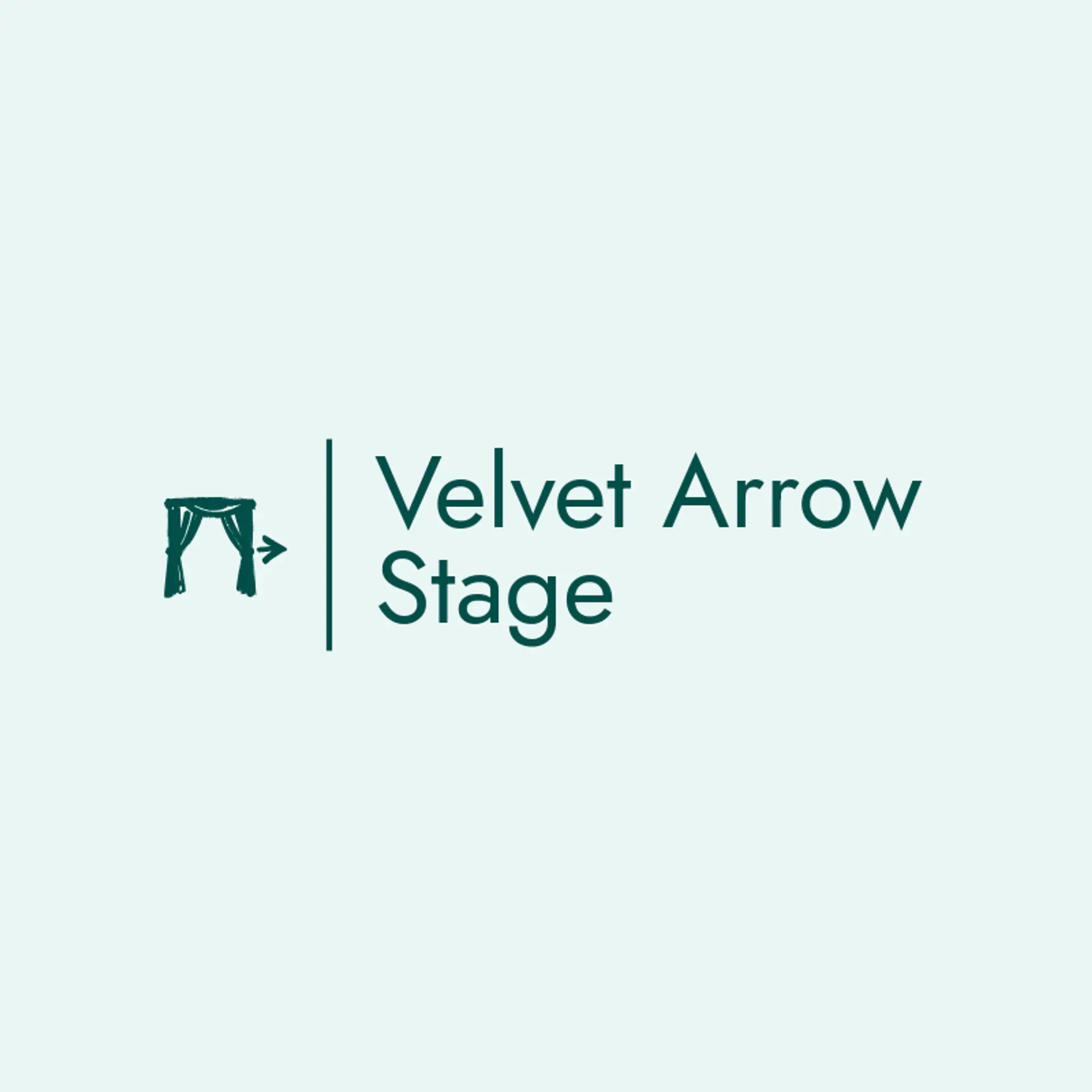 Velvet Arrow Stage logo for theater