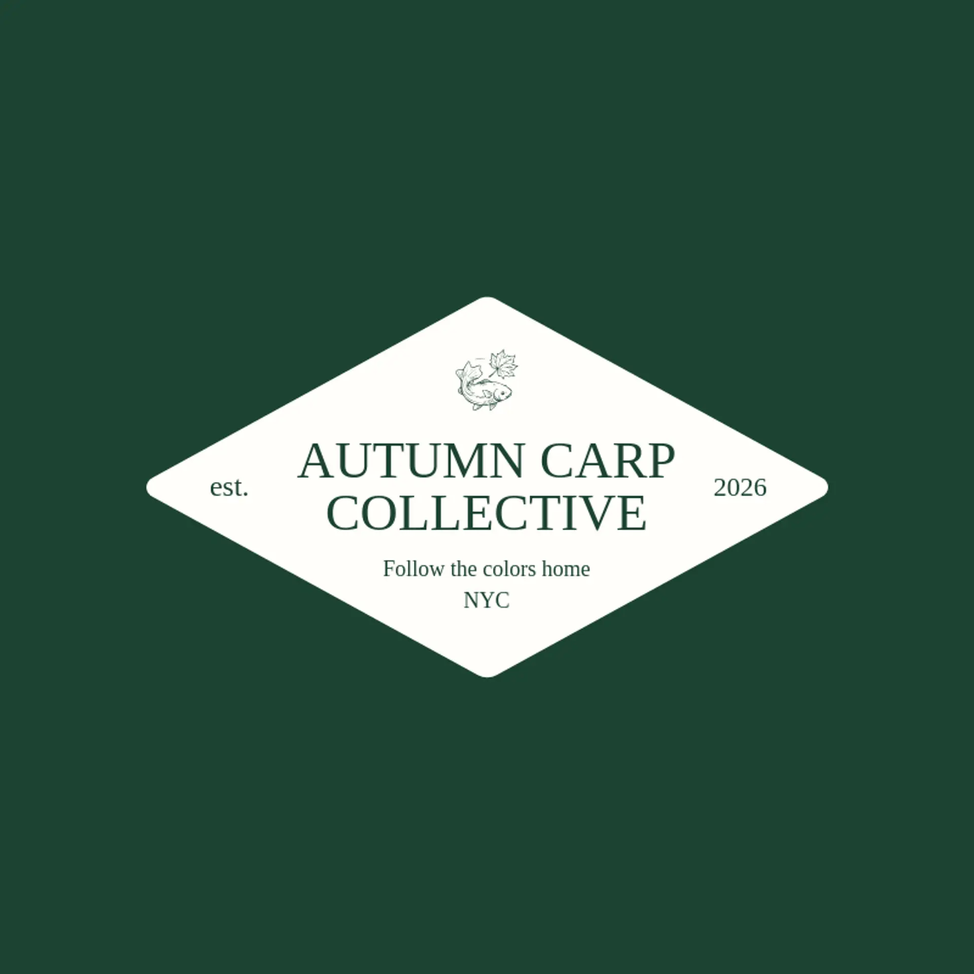 Autumn Carp Collective logo for carp