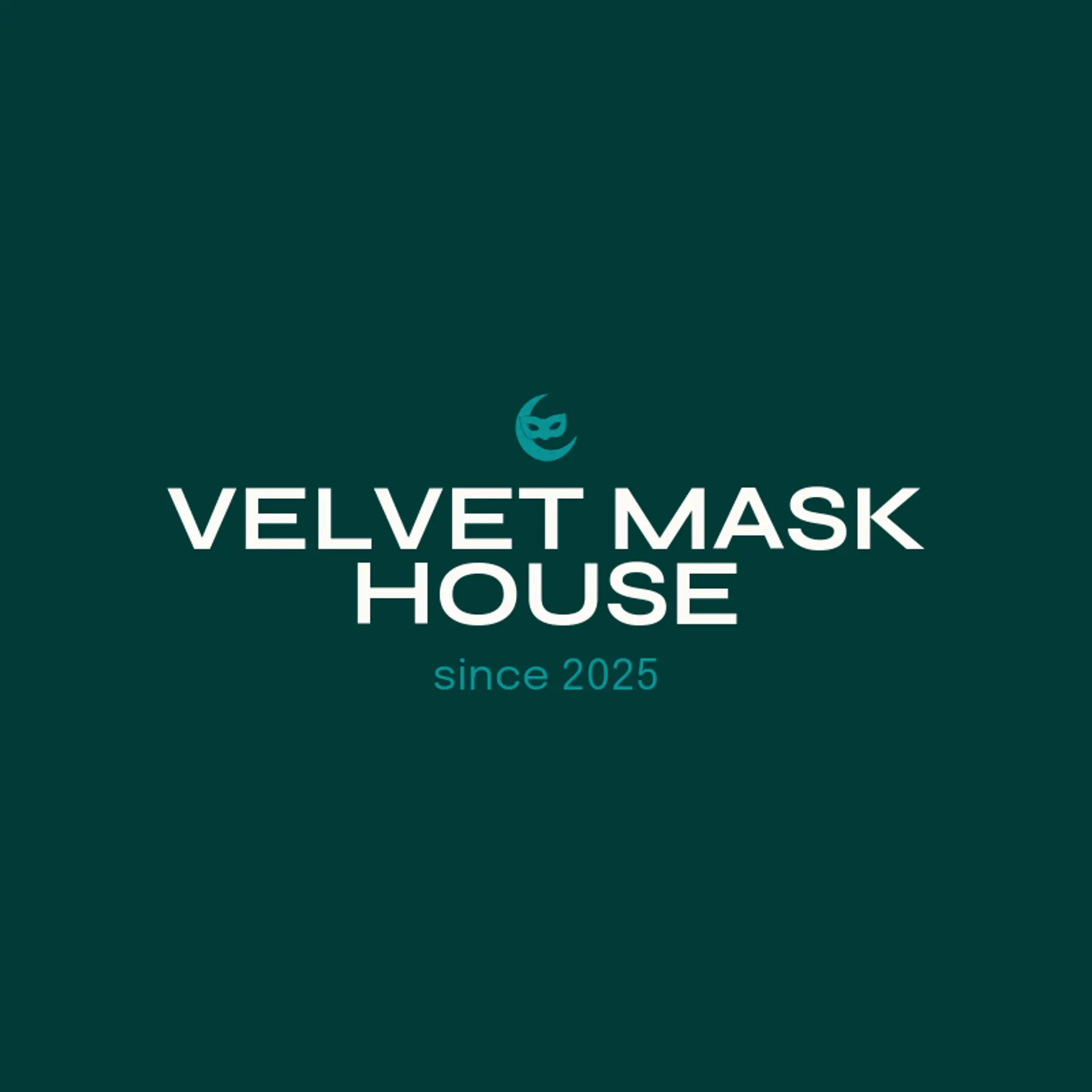Velvet Mask House logo for halloween