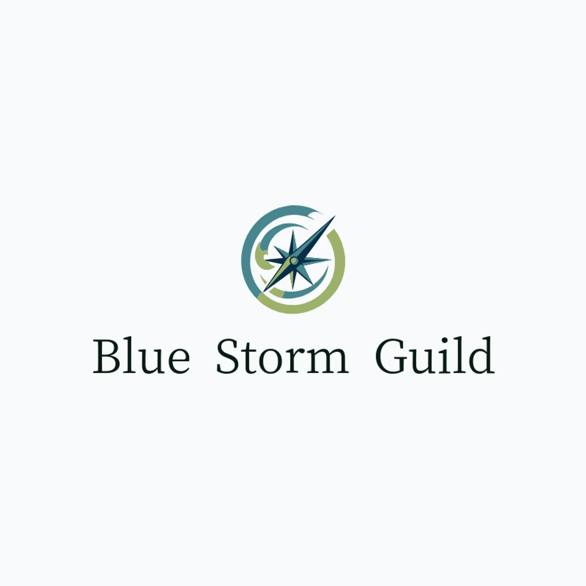 Blue Storm Guild logo for storm
