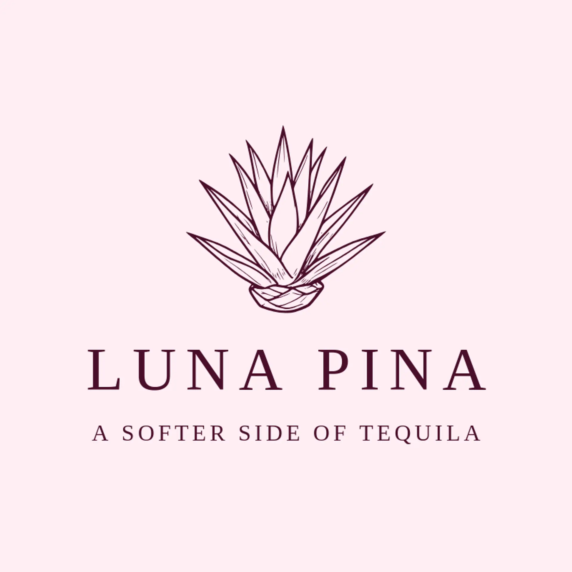 Luna Pina logo for tequila
