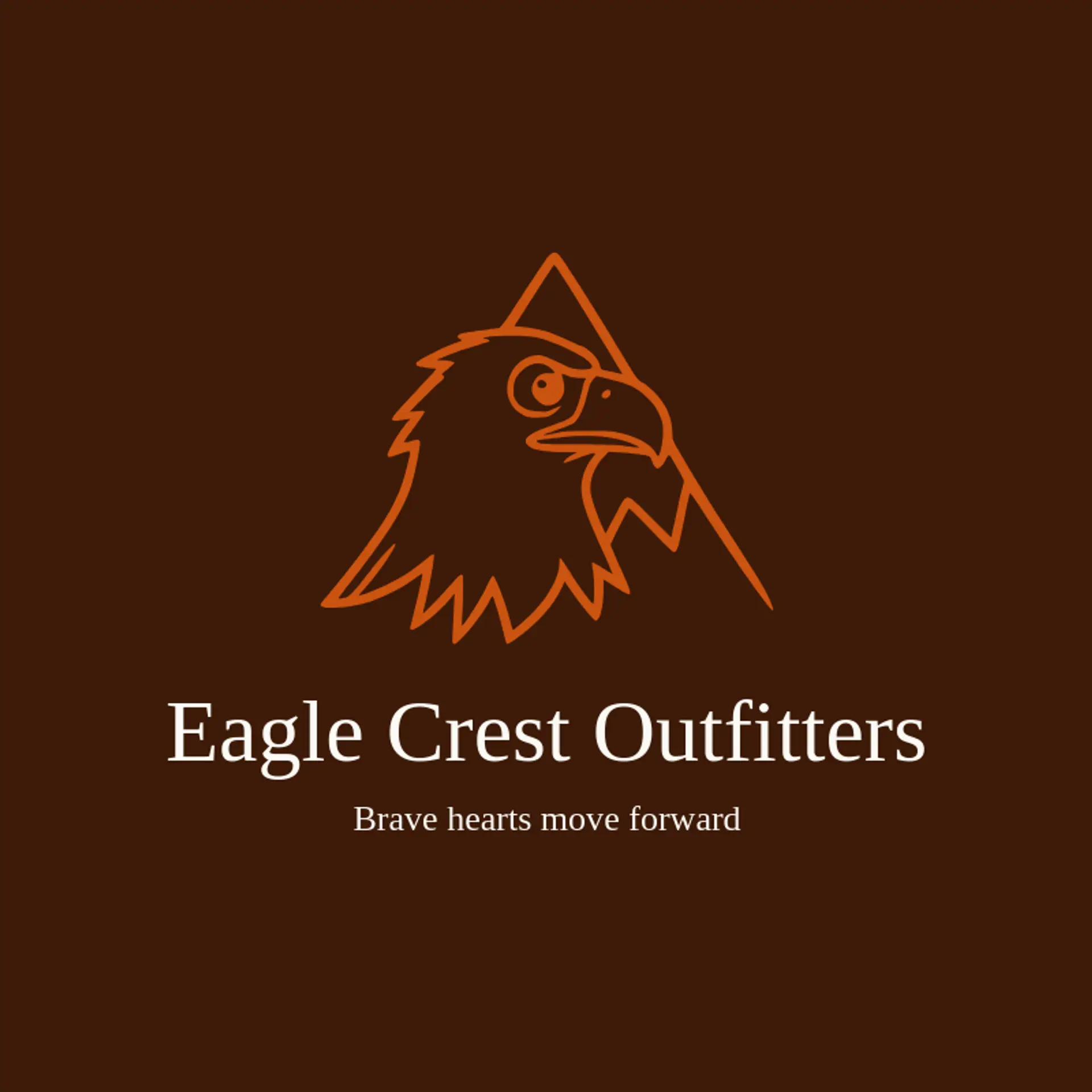 Eagle Crest Outfitters logo for army