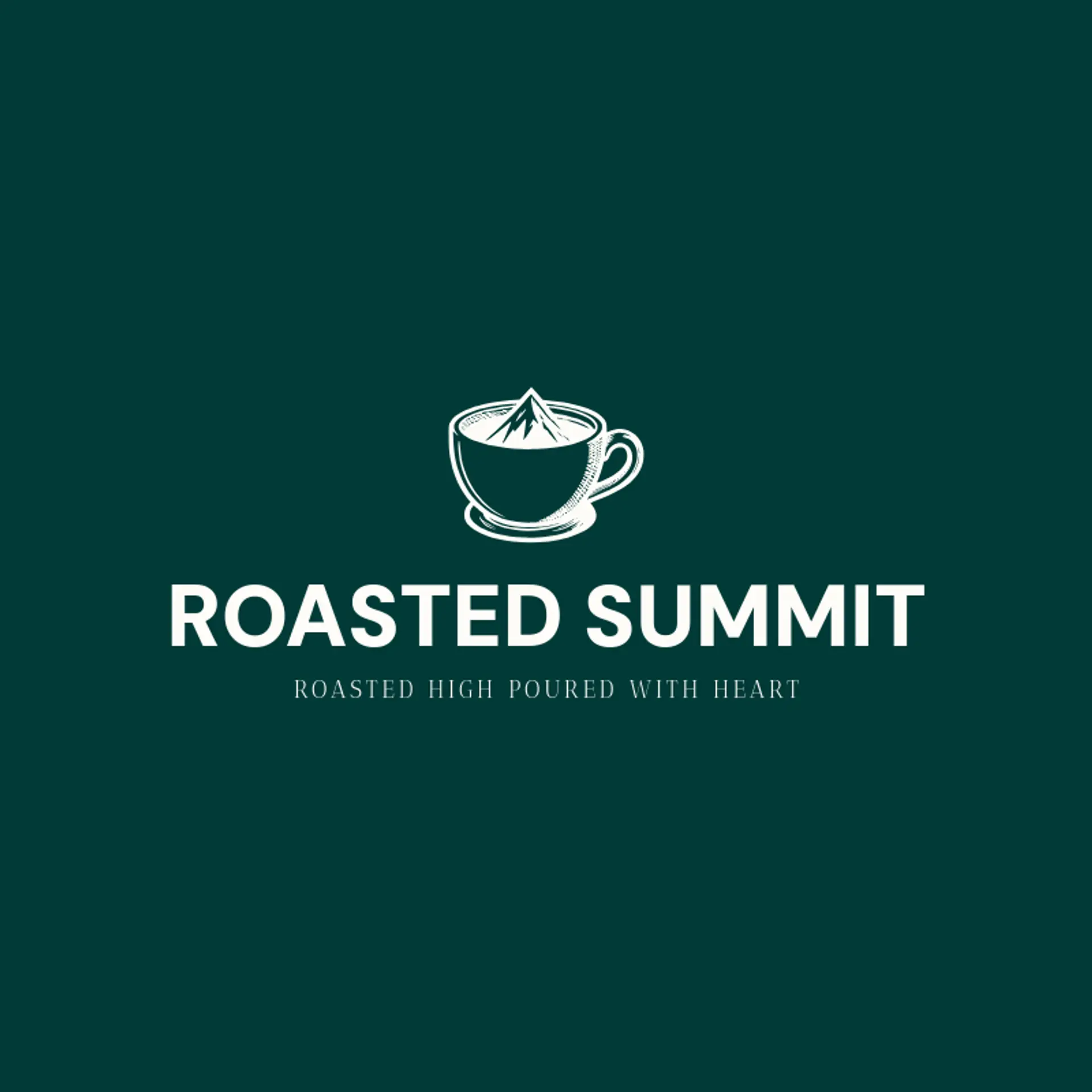 Roasted Summit logo for coffee