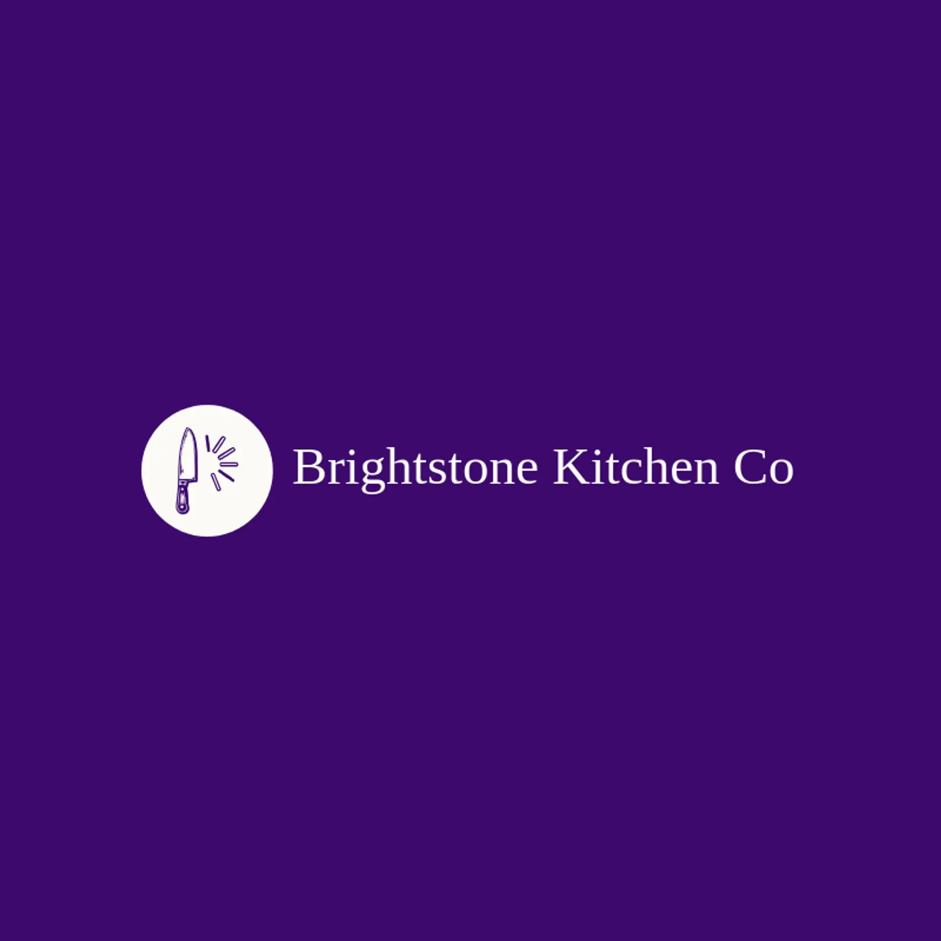 Brightstone Kitchen Co logo for knife