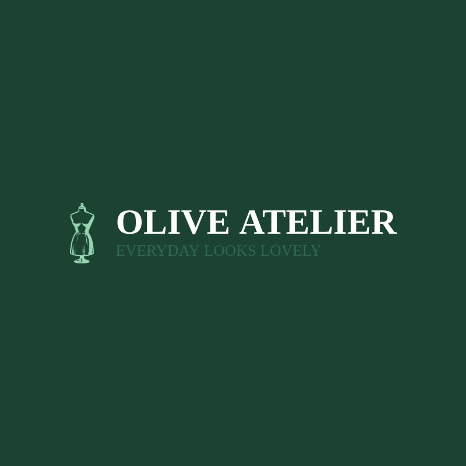 Olive Atelier logo for clothing store