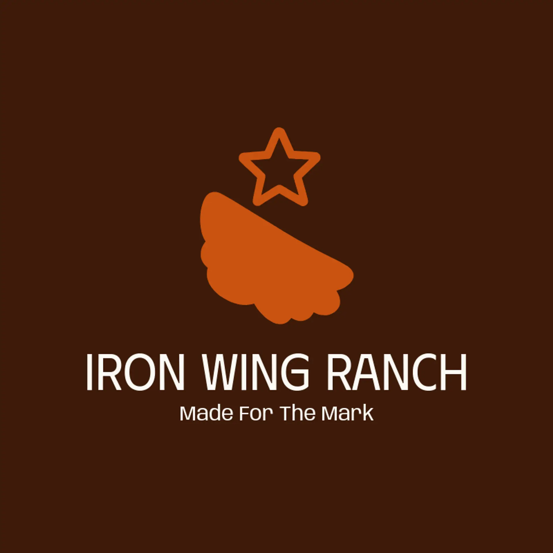 Iron Wing Ranch logo for gamefowl