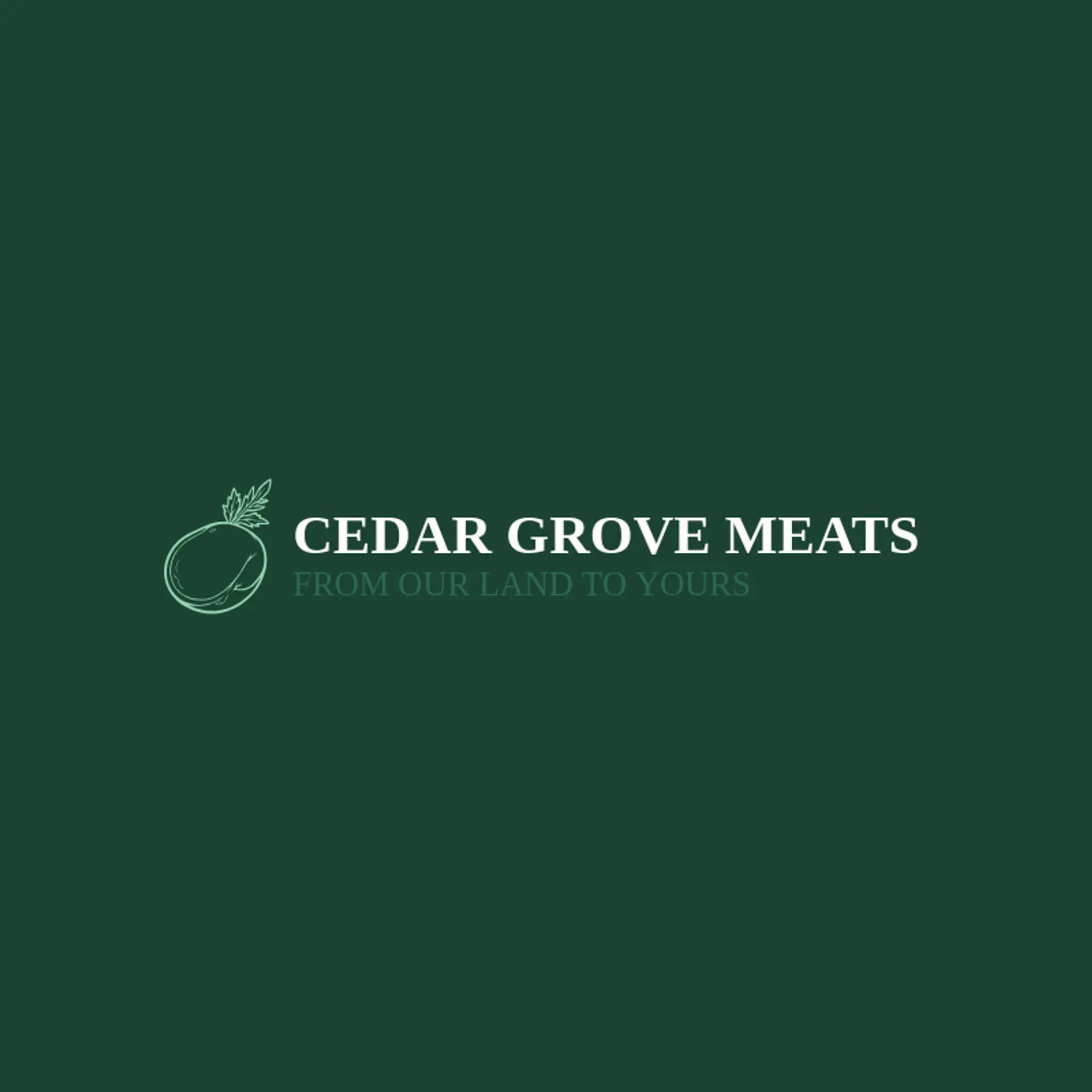 Cedar Grove Meats logo for beef