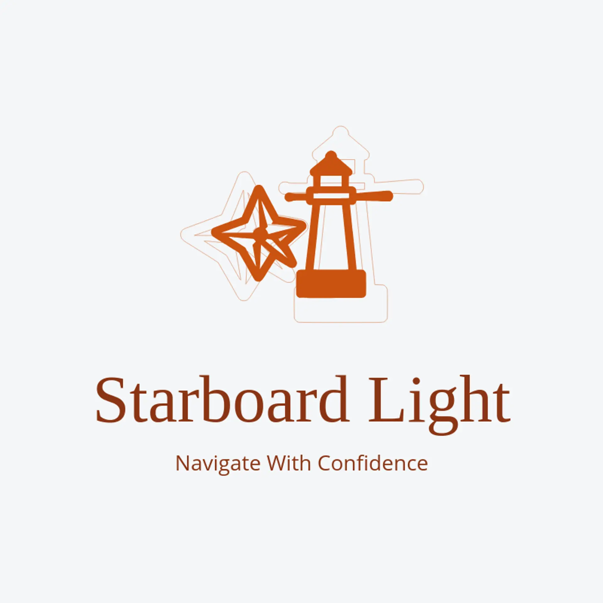Starboard Light logo for lighthouse