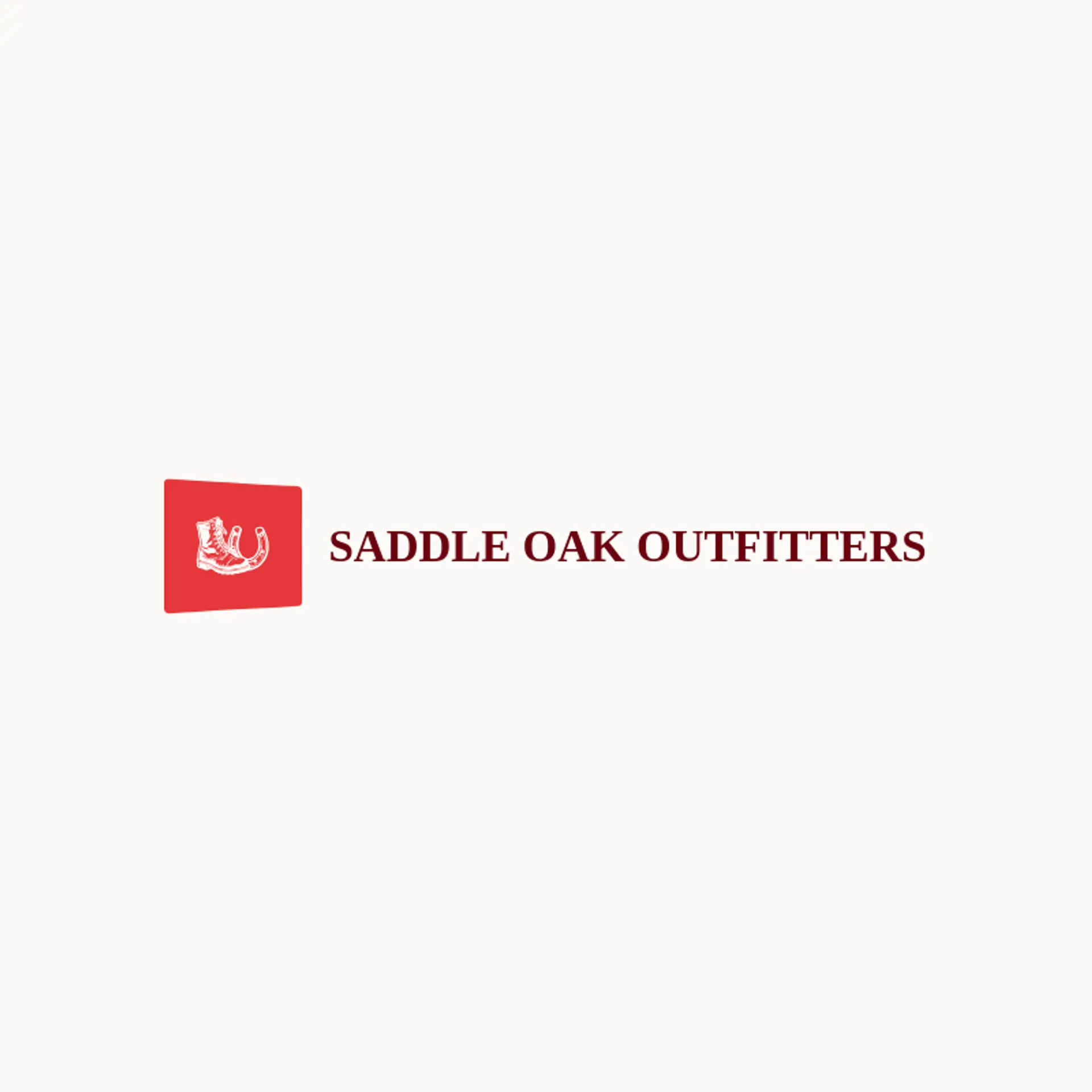 Saddle Oak Outfitters logo for horseshoe