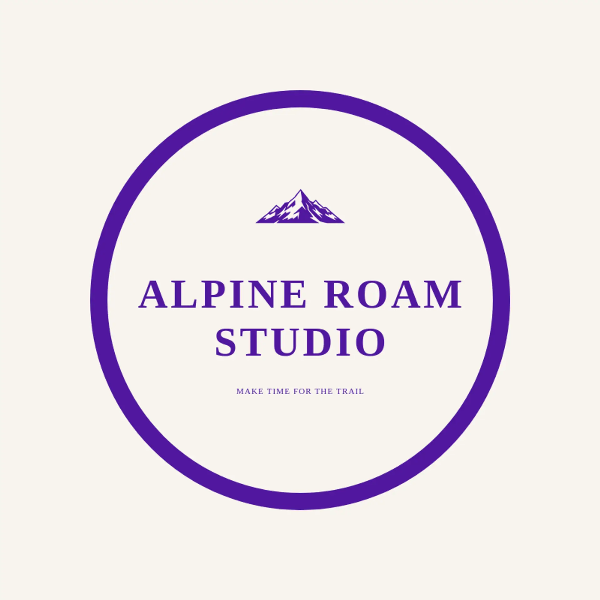 Alpine Roam Studio logo for alpine