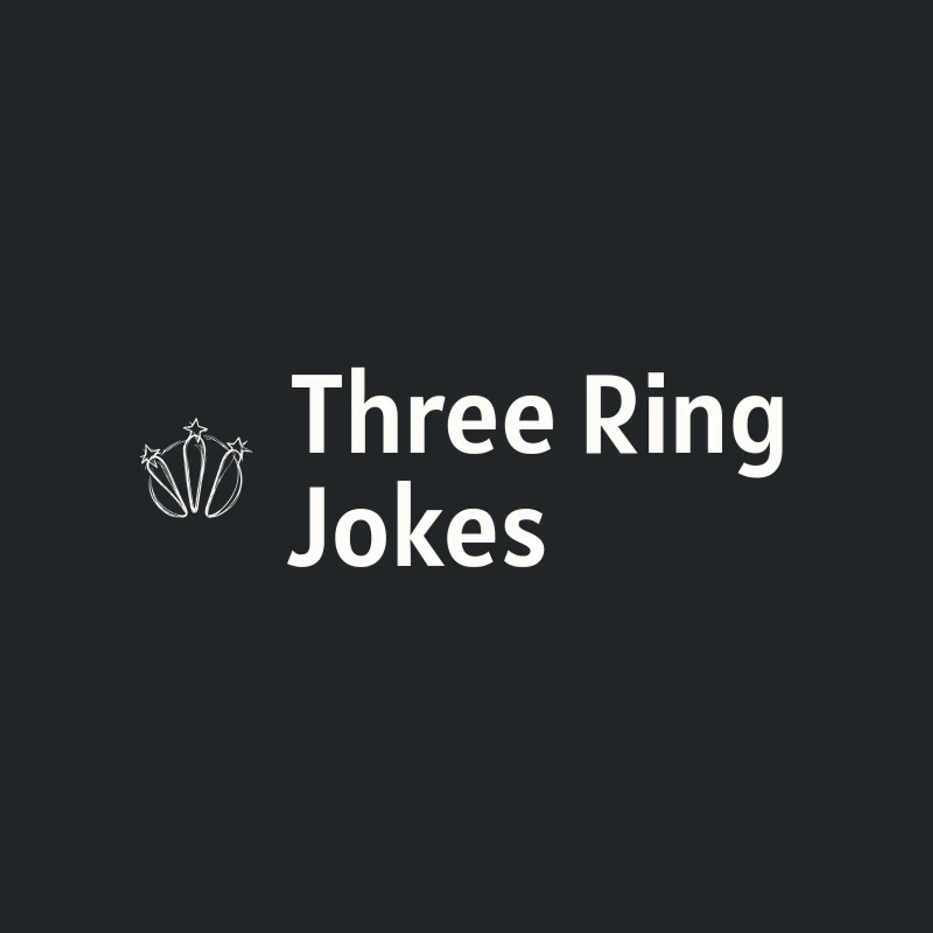 Three Ring Jokes logo for comedy
