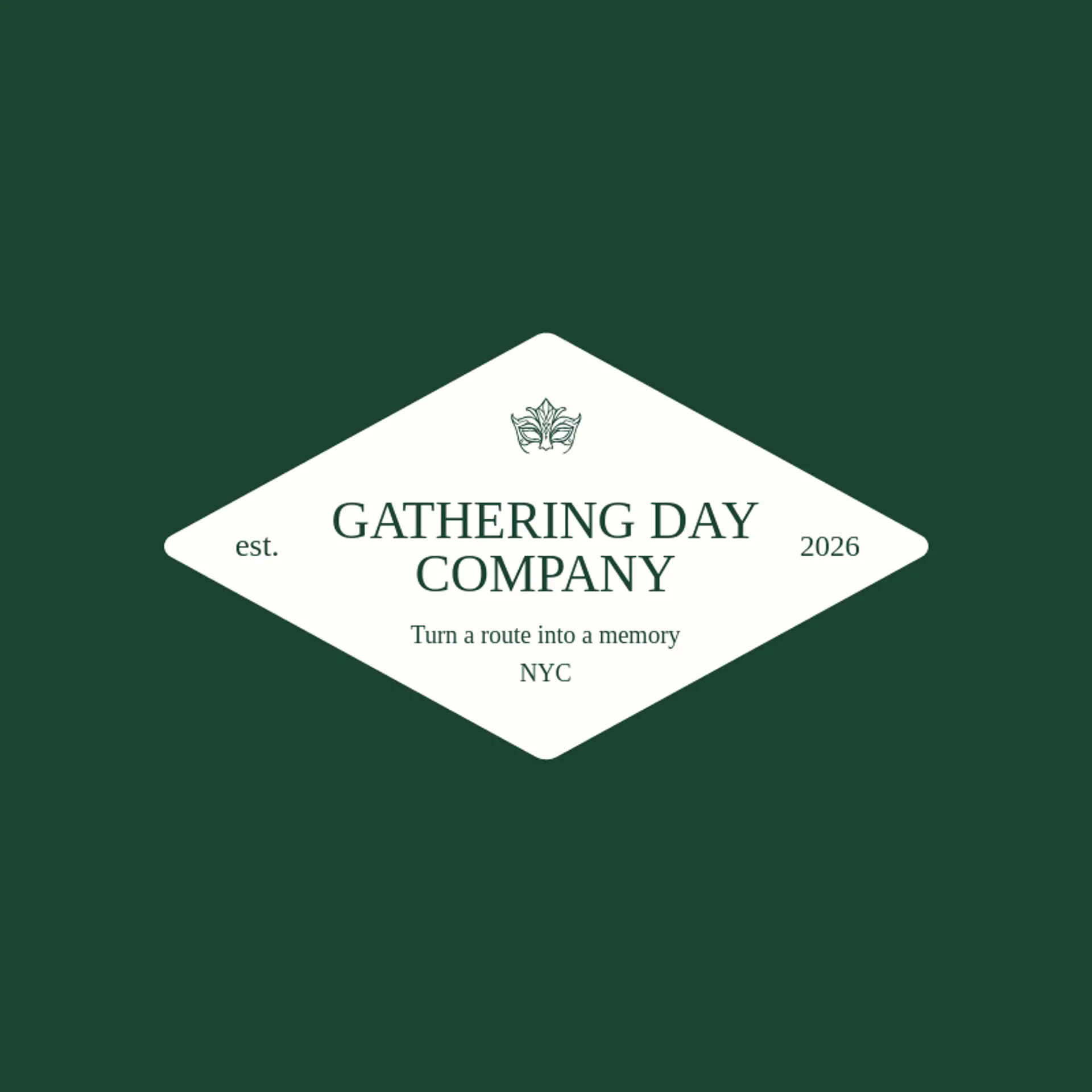 Gathering Day Company logo for parade