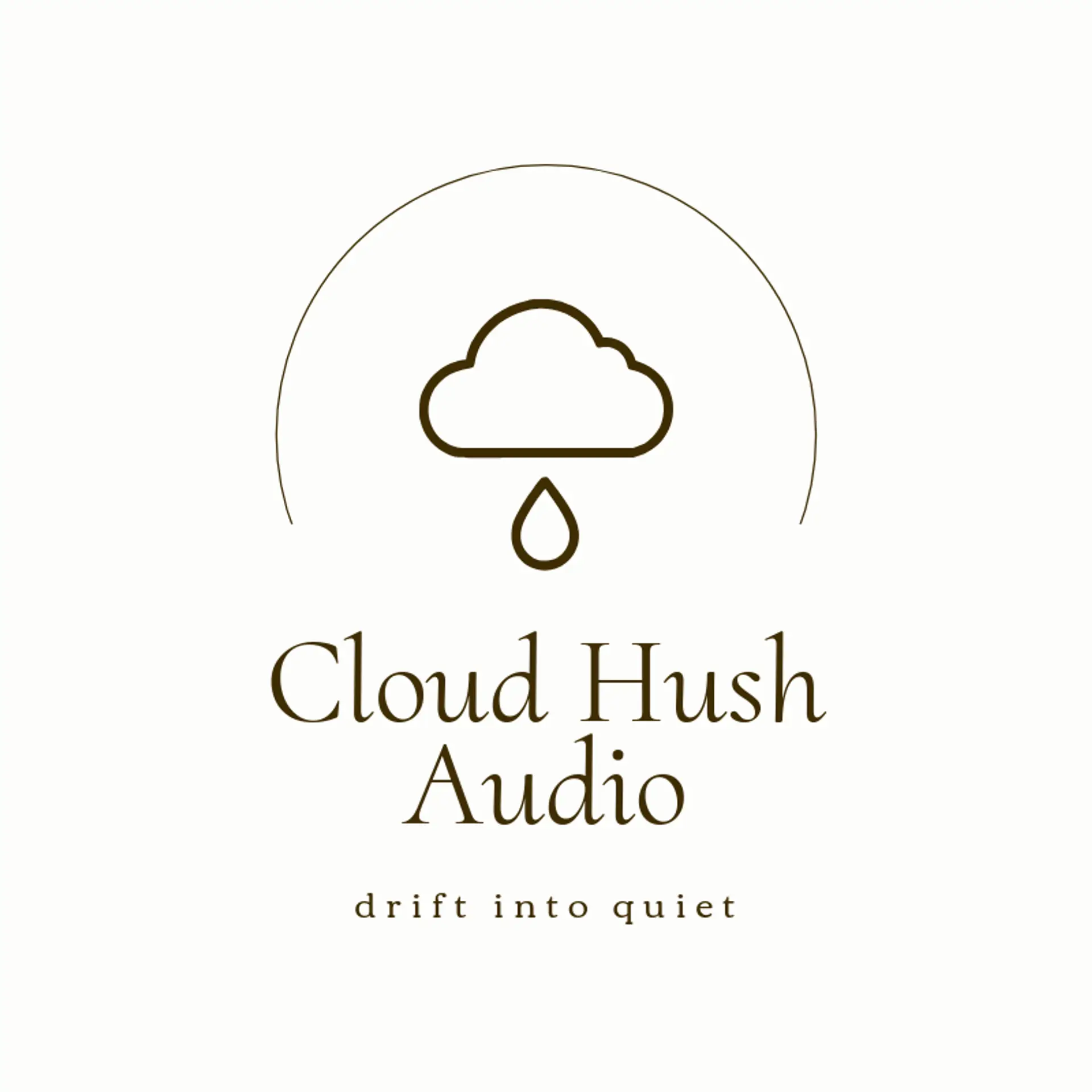 Cloud Hush Audio logo for asmr