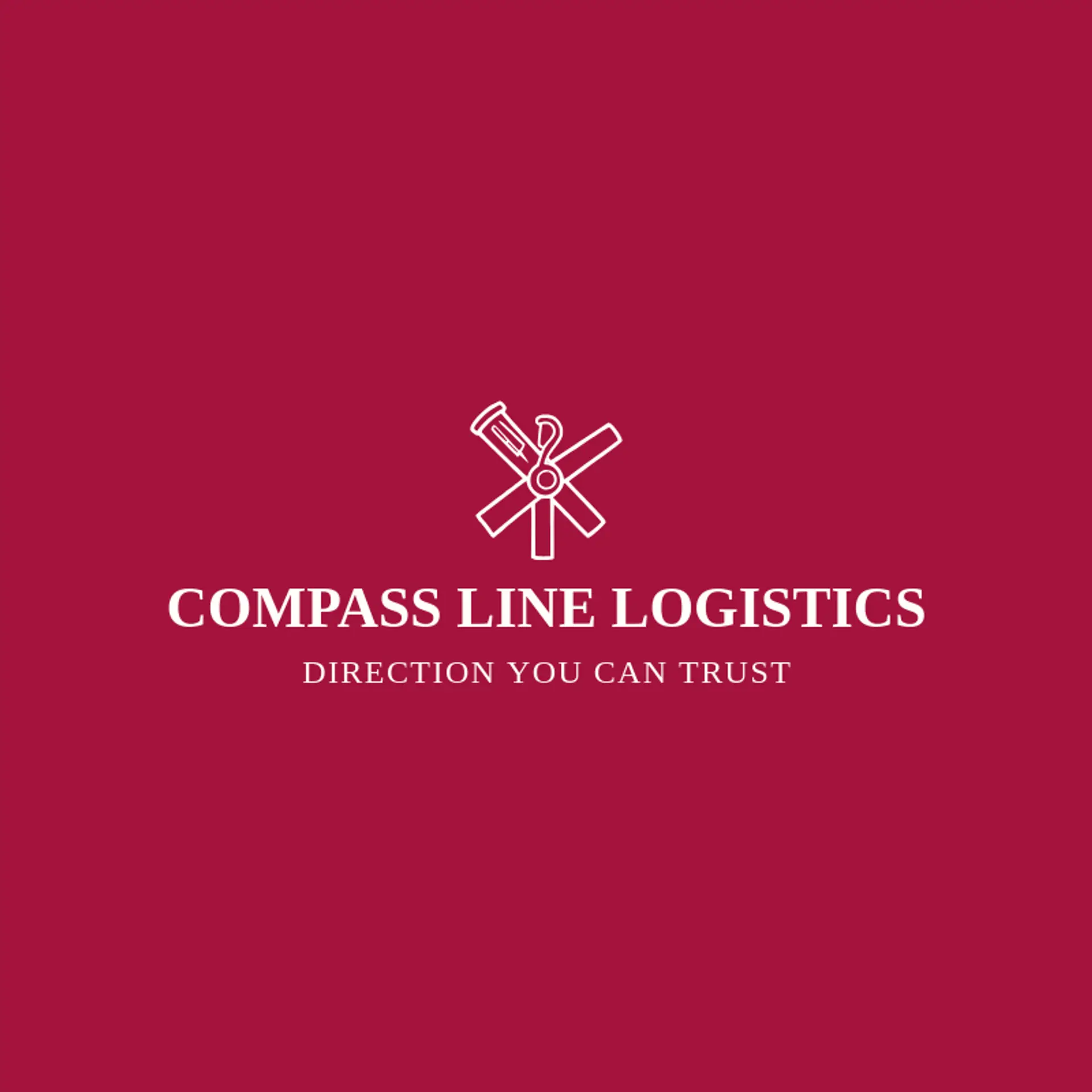 Compass Line Logistics logo for railroad