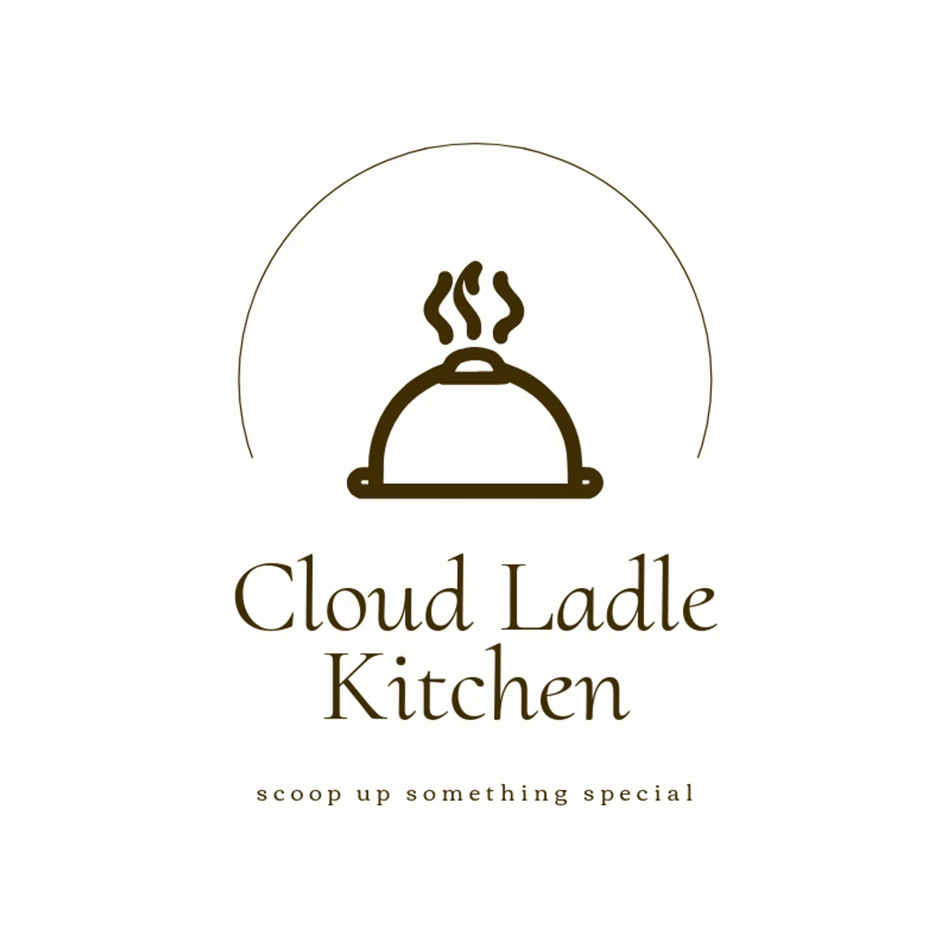 Cloud Ladle Kitchen logo for cloud kitchen