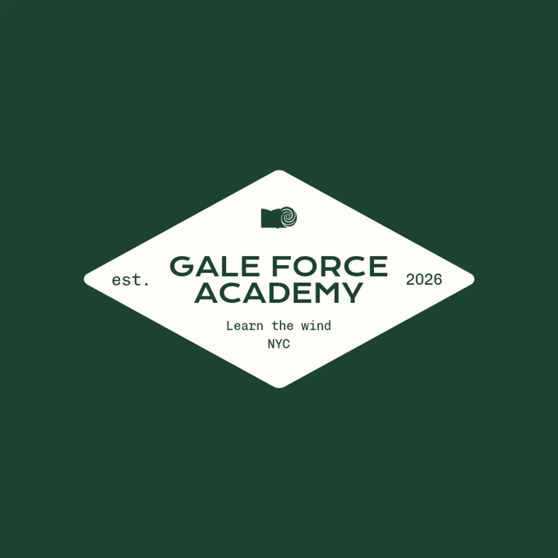 Gale Force Academy logo for cyclone