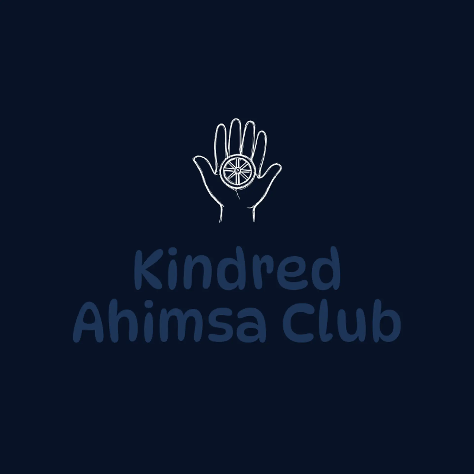 Kindred Ahimsa Club logo for jainism