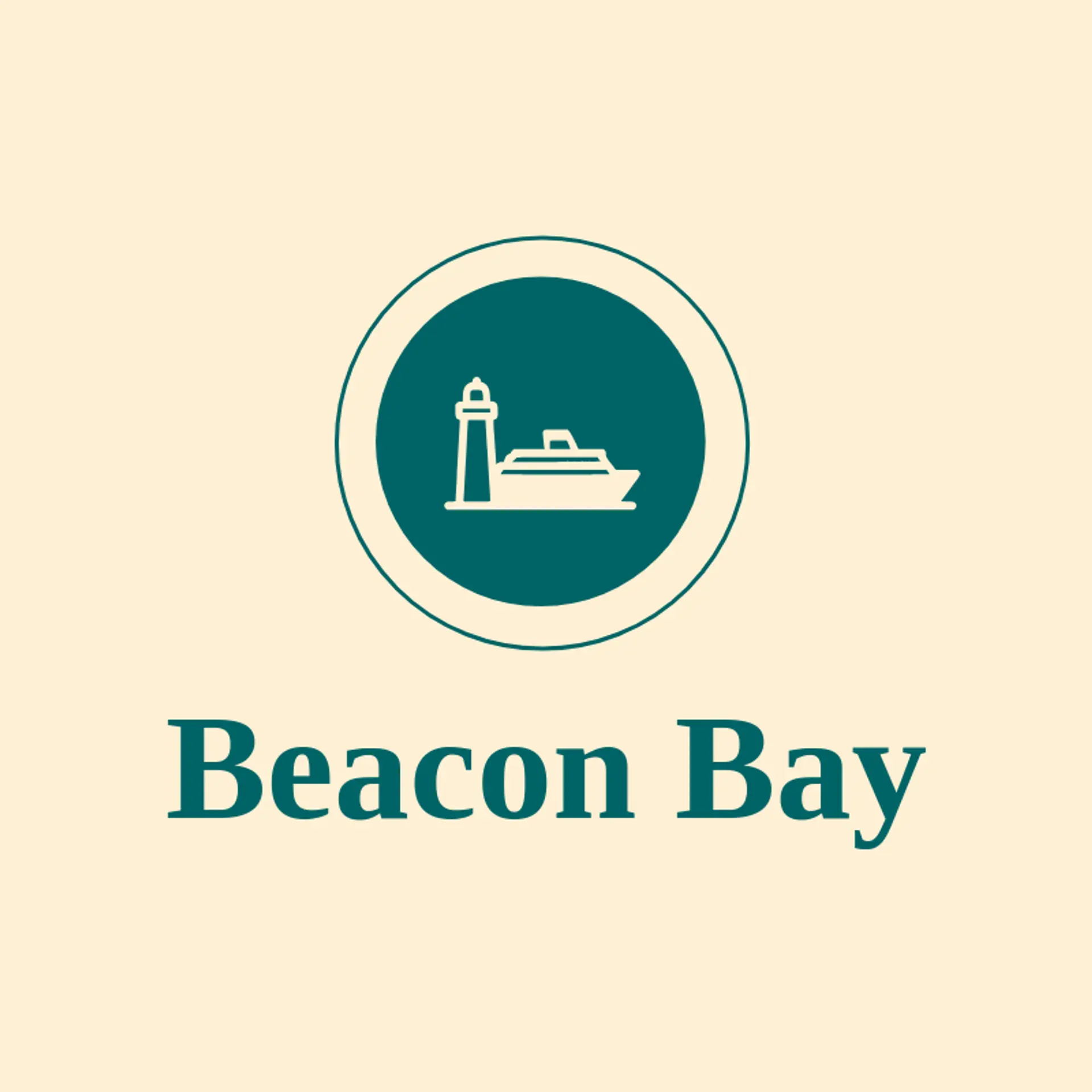 Beacon Bay logo for cruise ship