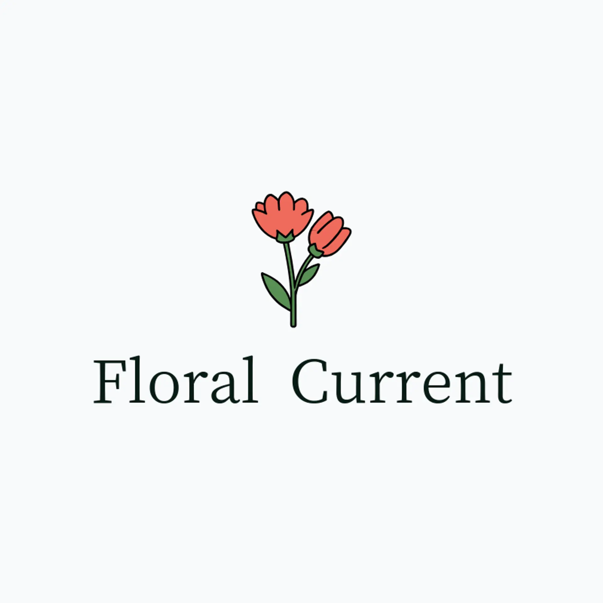 Floral Current logo for flower